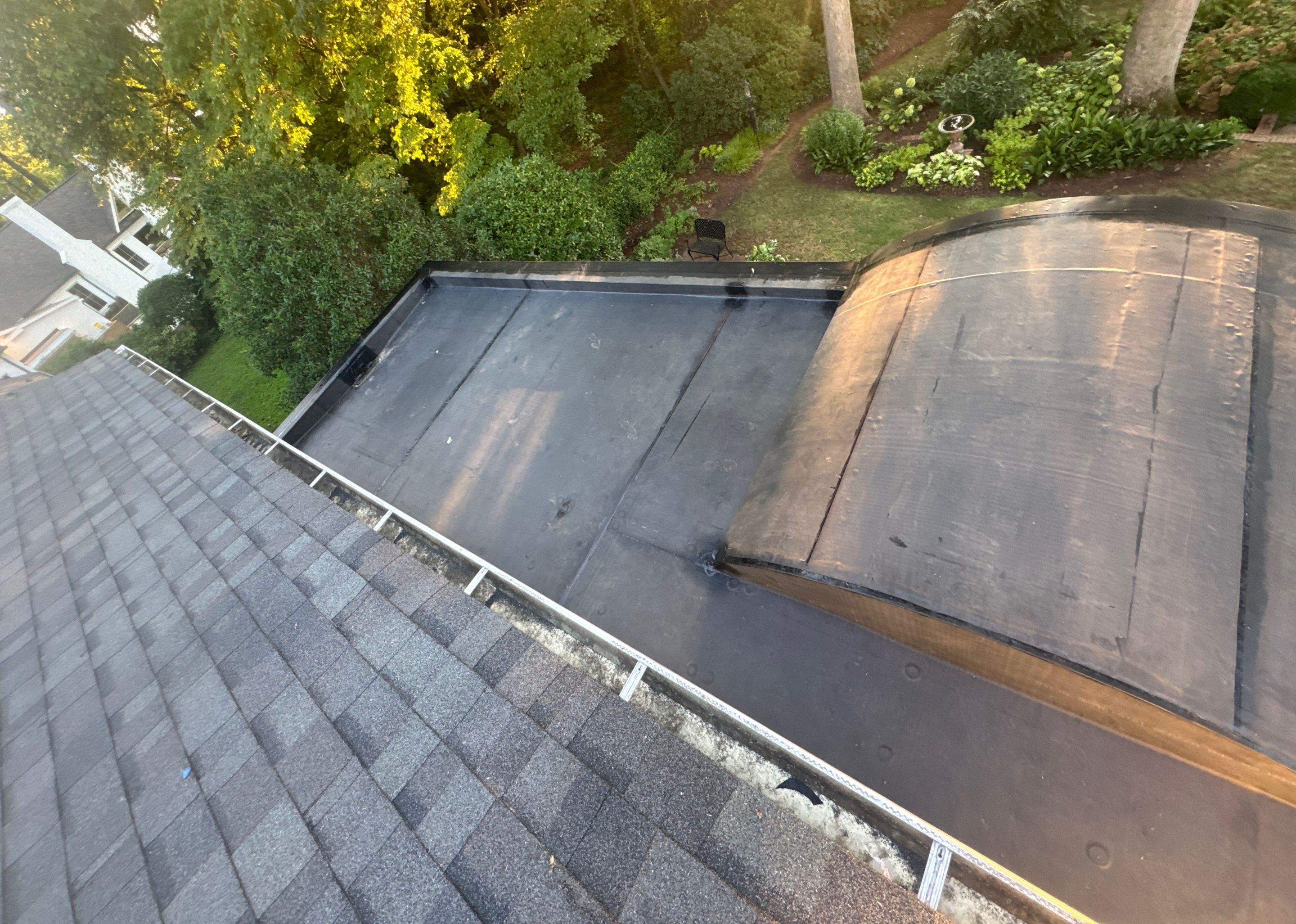 Full Roof Replacement with Owens Corning Architectural Shingles and EPDM in Charlotte, NC by Merritt Roofing LLC