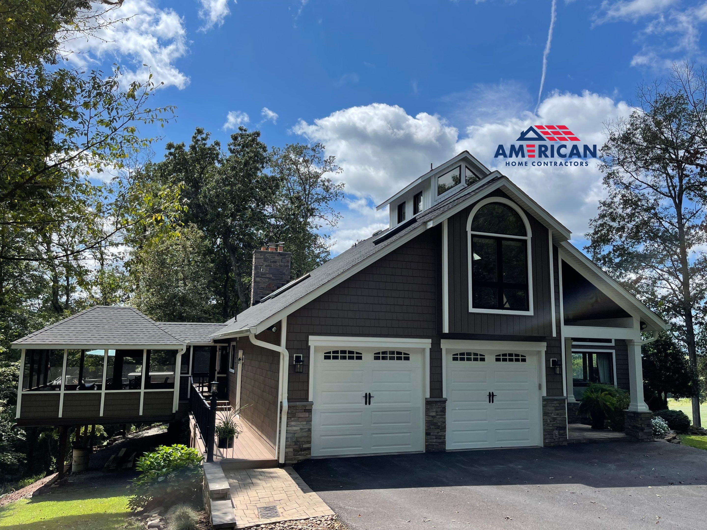 Roof, Siding, Soffit, Trim, and Gutter replacement by American Home Contractors