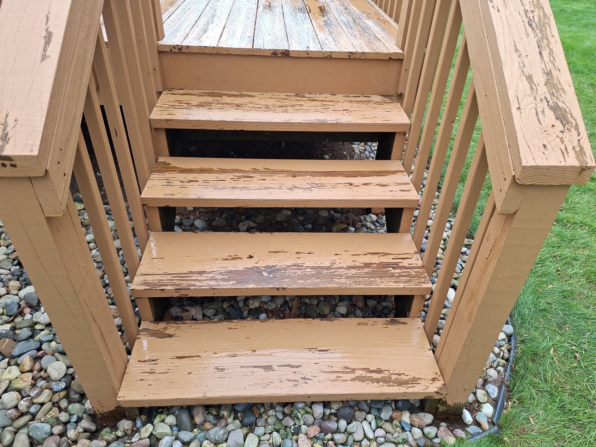 Deck Pressure Washing and Staining in Norton Shores Michigan! by Gordon Painting