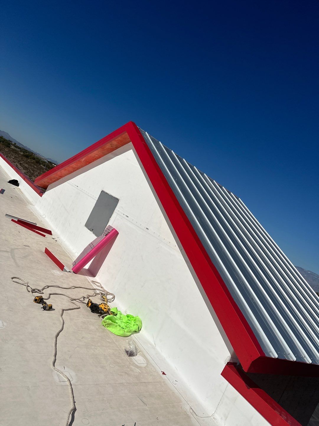 Galvanized Silver Exposed Fastener by Reimagine Roofing