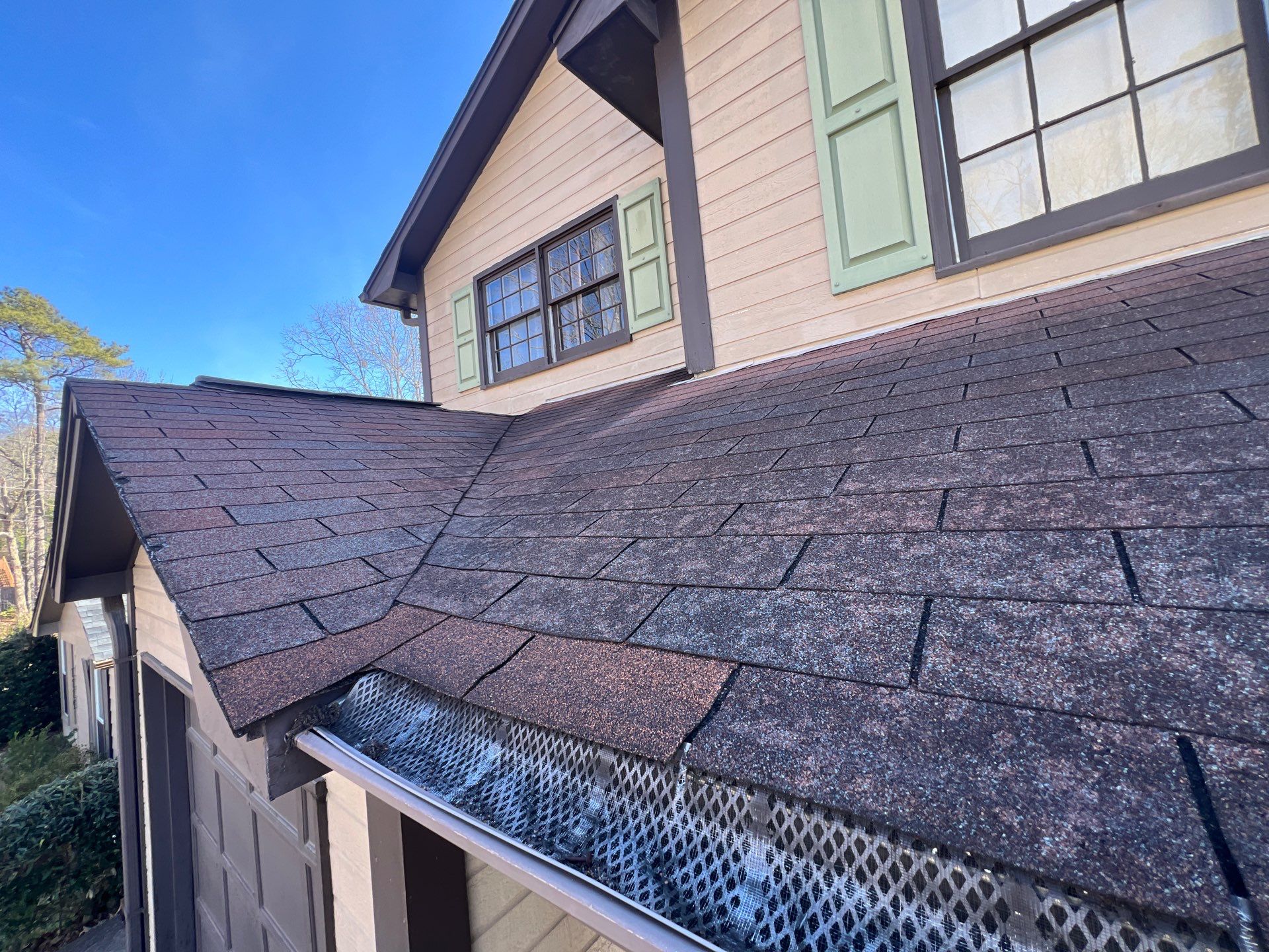 Roof Replacement in Pelham (Weathered Wood) by The Roofing Dudes