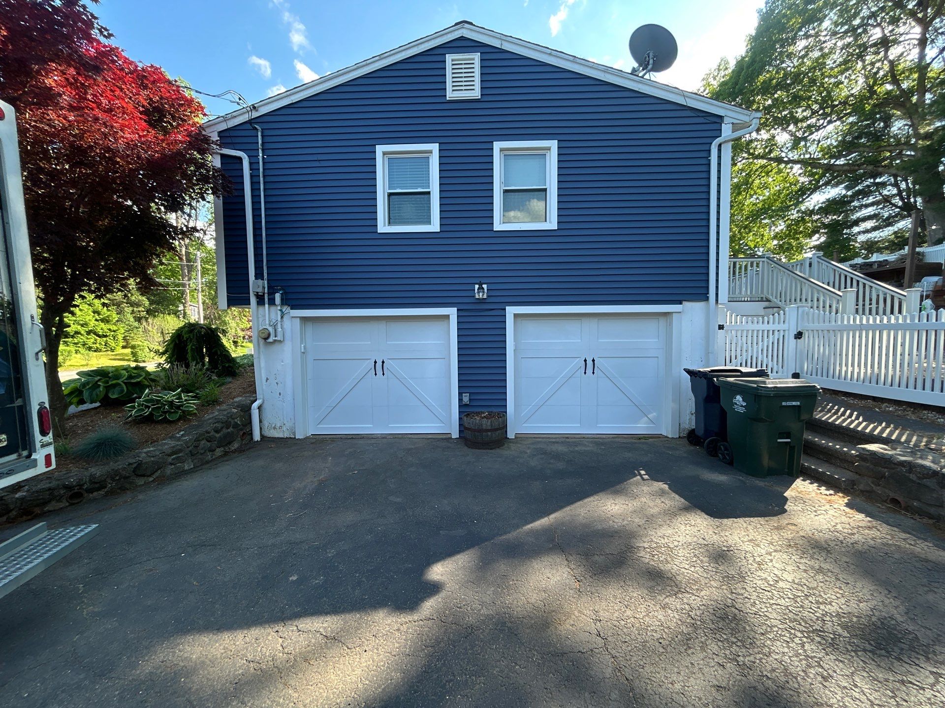 Garage Door Installation using AMARR Carriage Court Garage door  by DiGiorgi Roofing and Siding Inc
