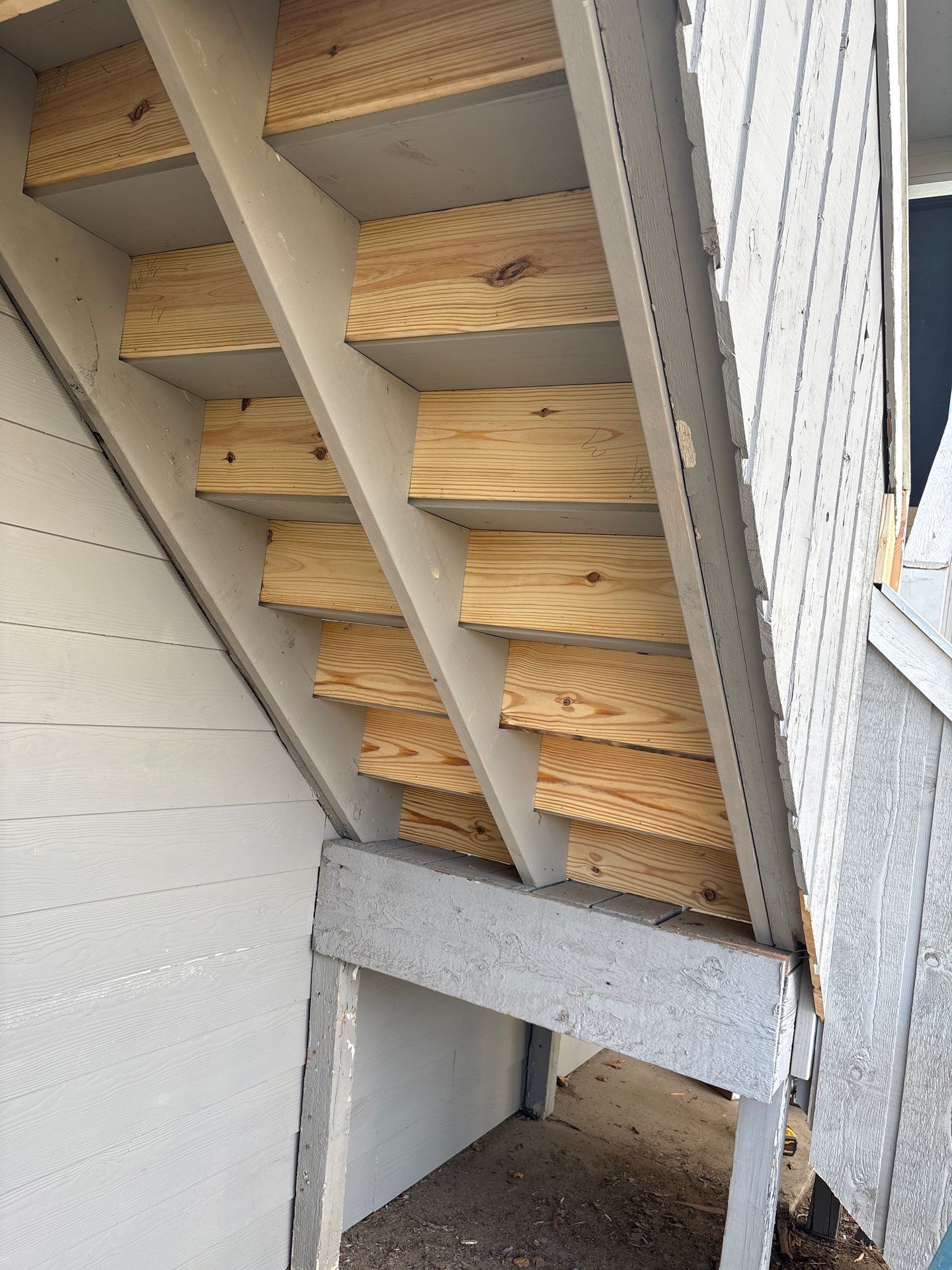 Stair Restoration Project in Tulsa by Decor Roofing & Restoration