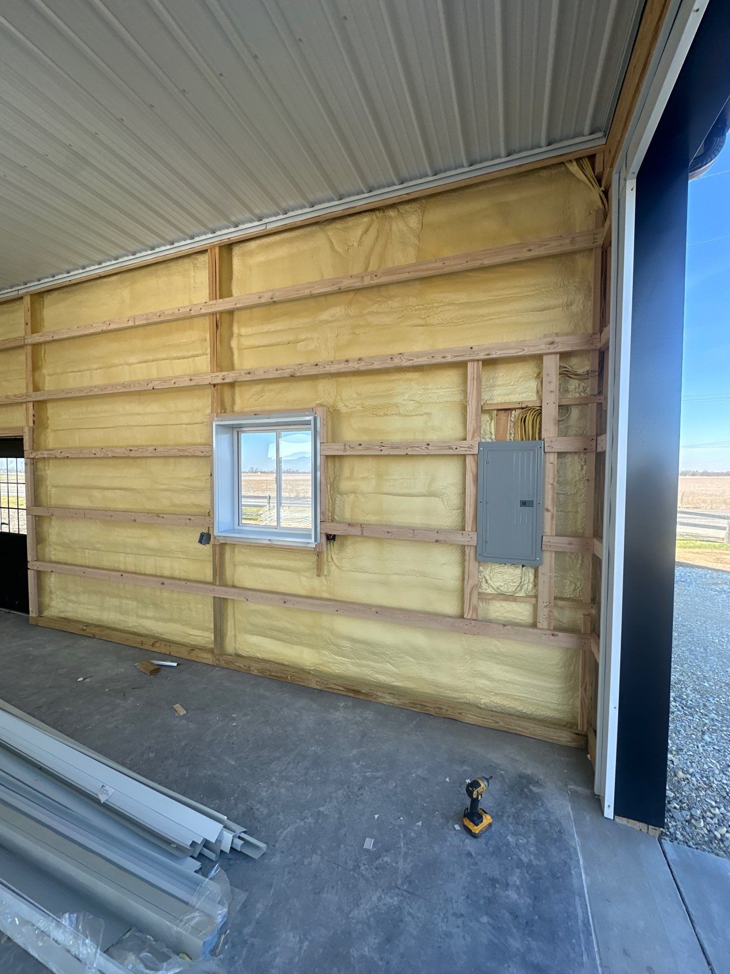 40'x40'x12' Garage by The Barn Builders 