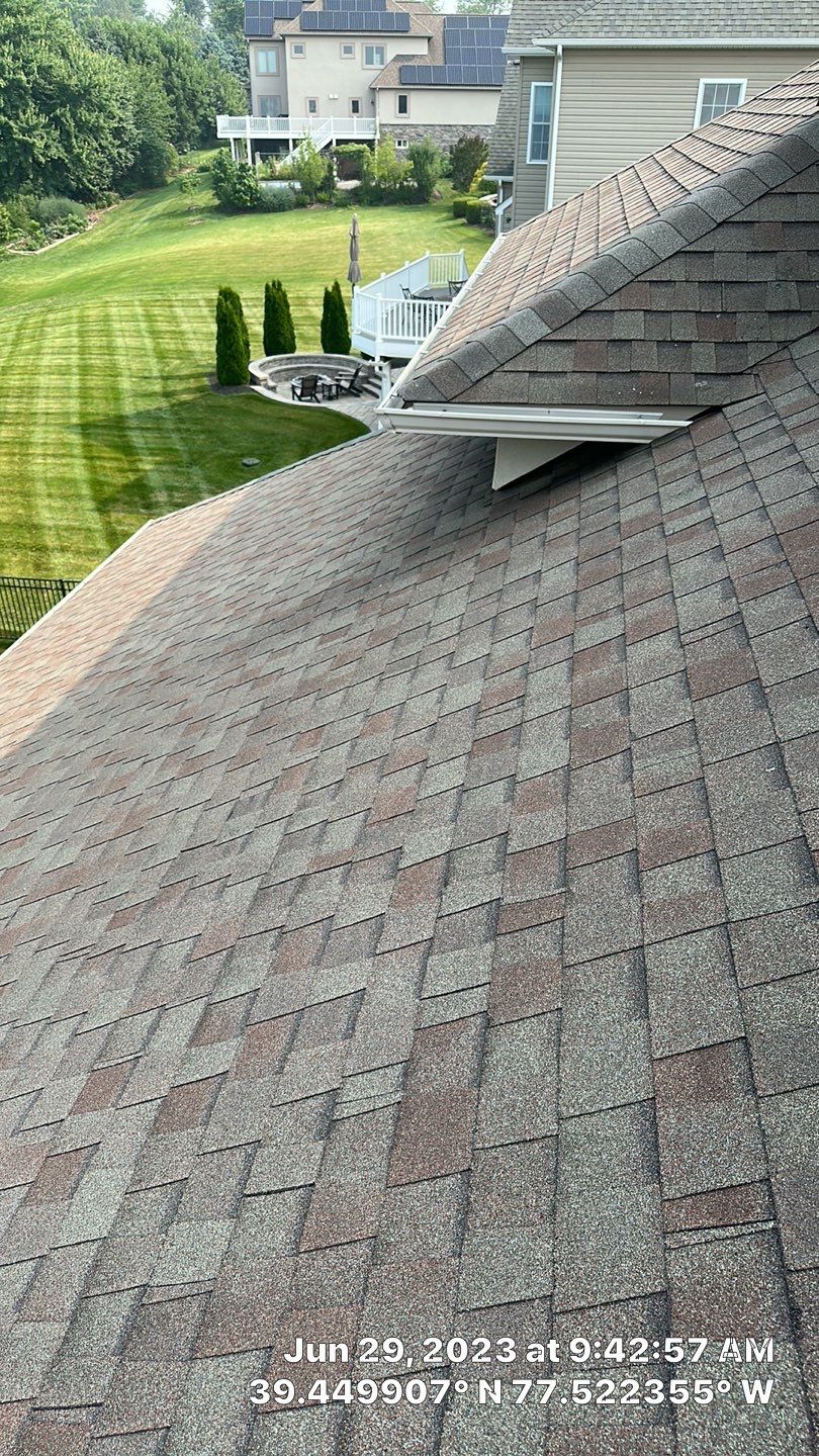 Residential Roofing Repair using CertainTeed Landmark Weathered Wood Architectural Shingles by Frederick Roof Repair