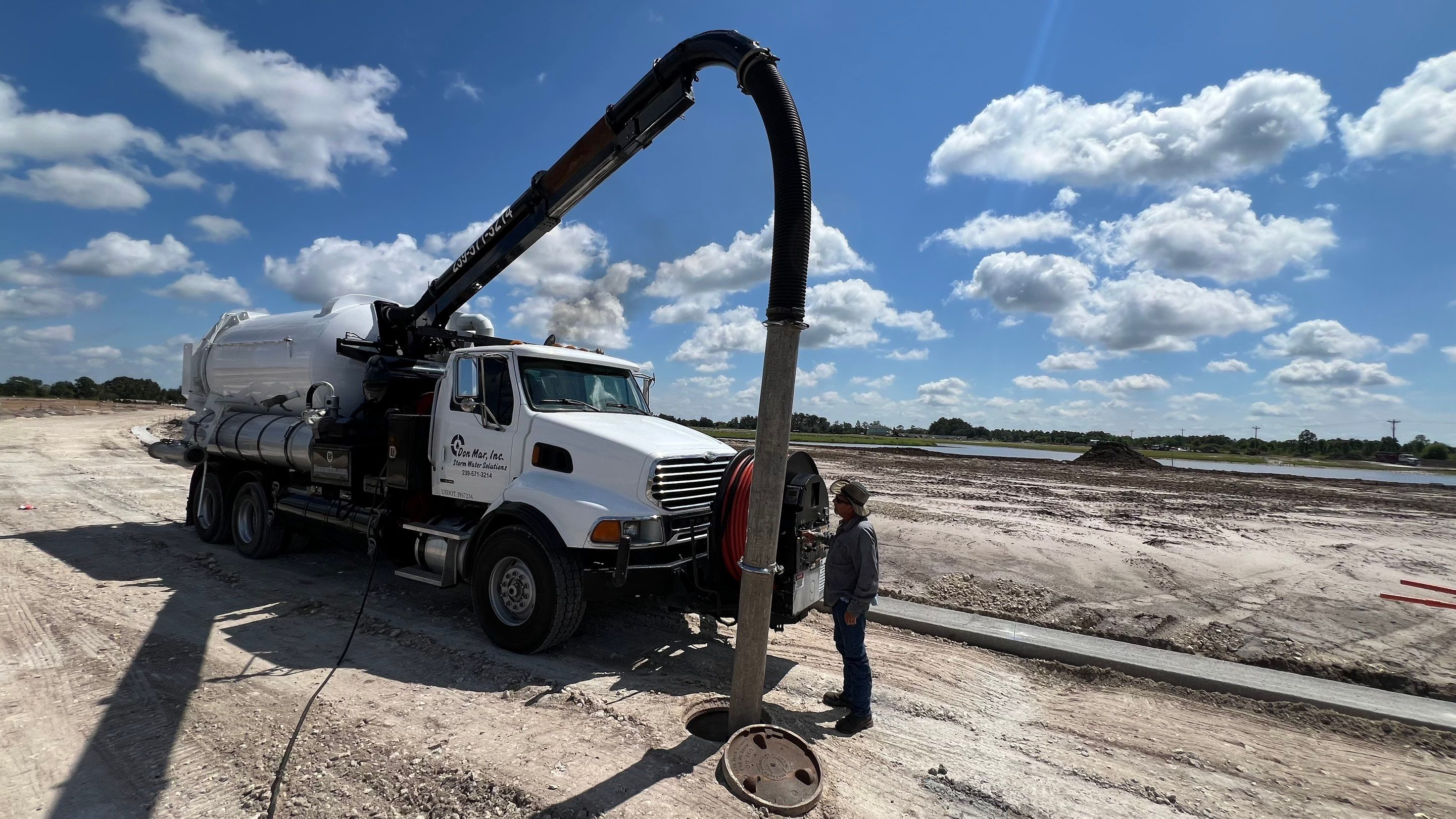 Lehigh Acres New Construction Community Sewer System Cleaning Part 2 by APS Power & Water