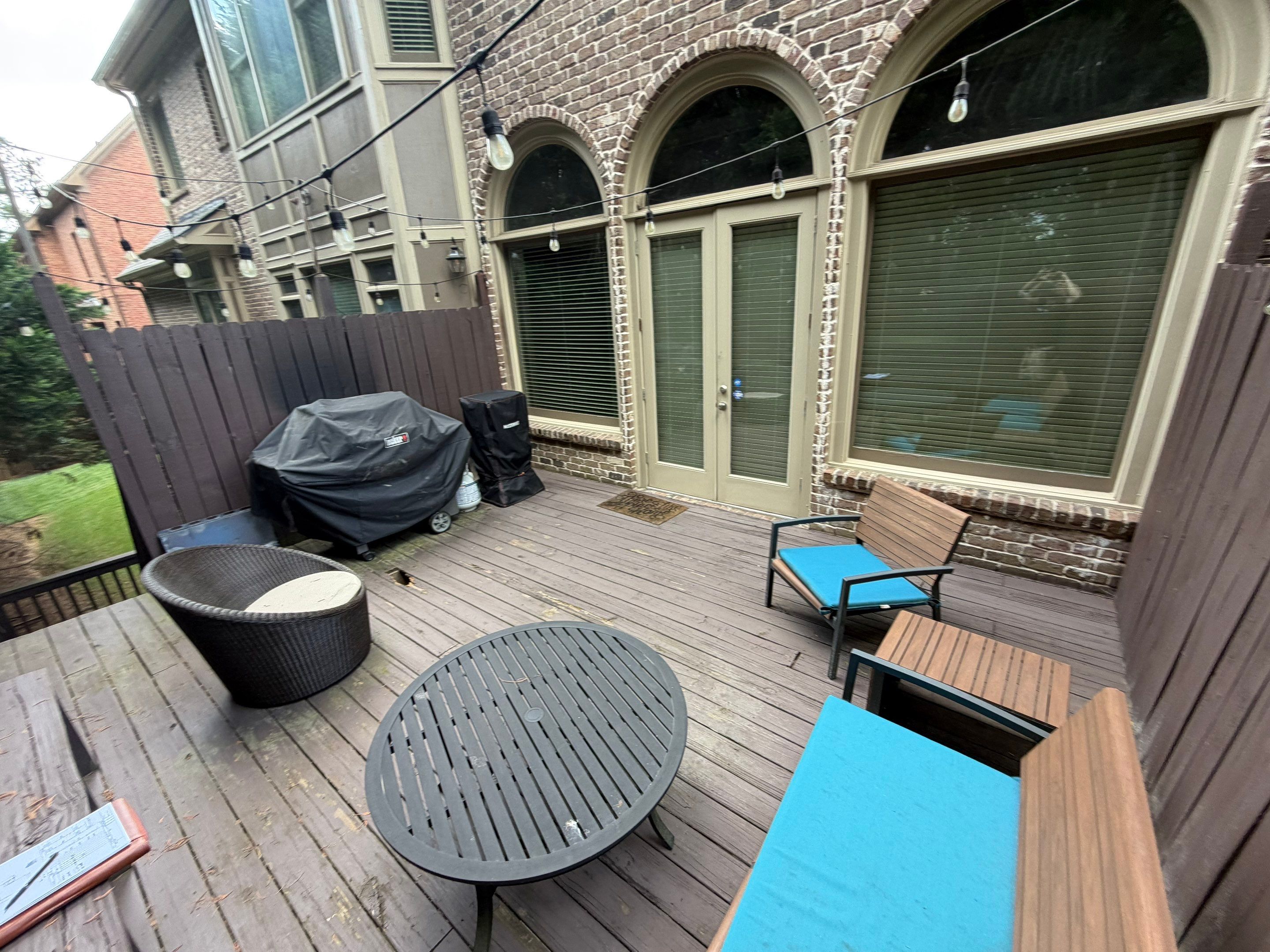 Decatur, GA Deck Resurface and Privacy Wall Build Using Pressure Treated Pine by Nelson Exteriors 