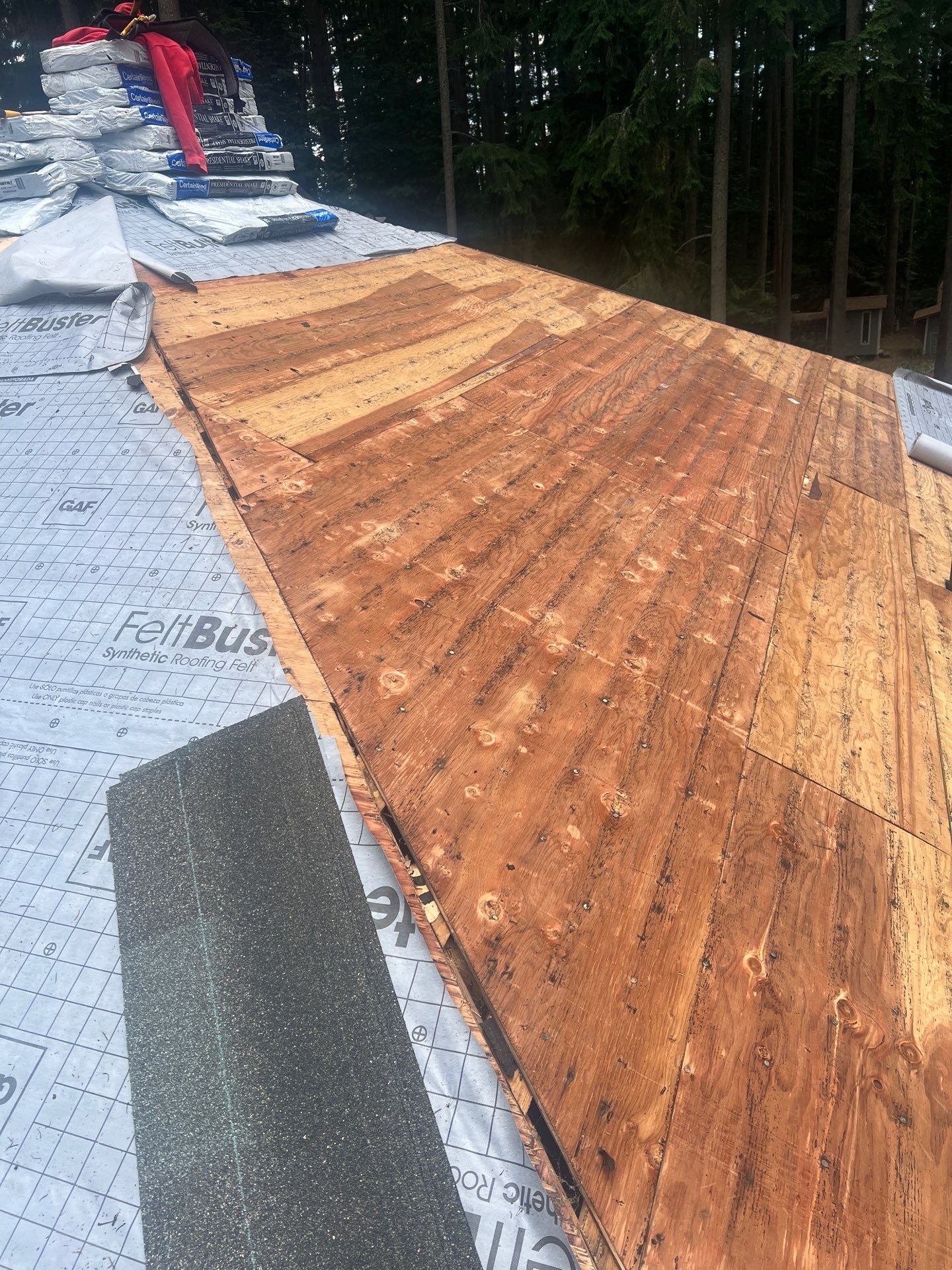 Residential Roofing Installation using GAF HDZ Shingles by Roofing Formula LLC