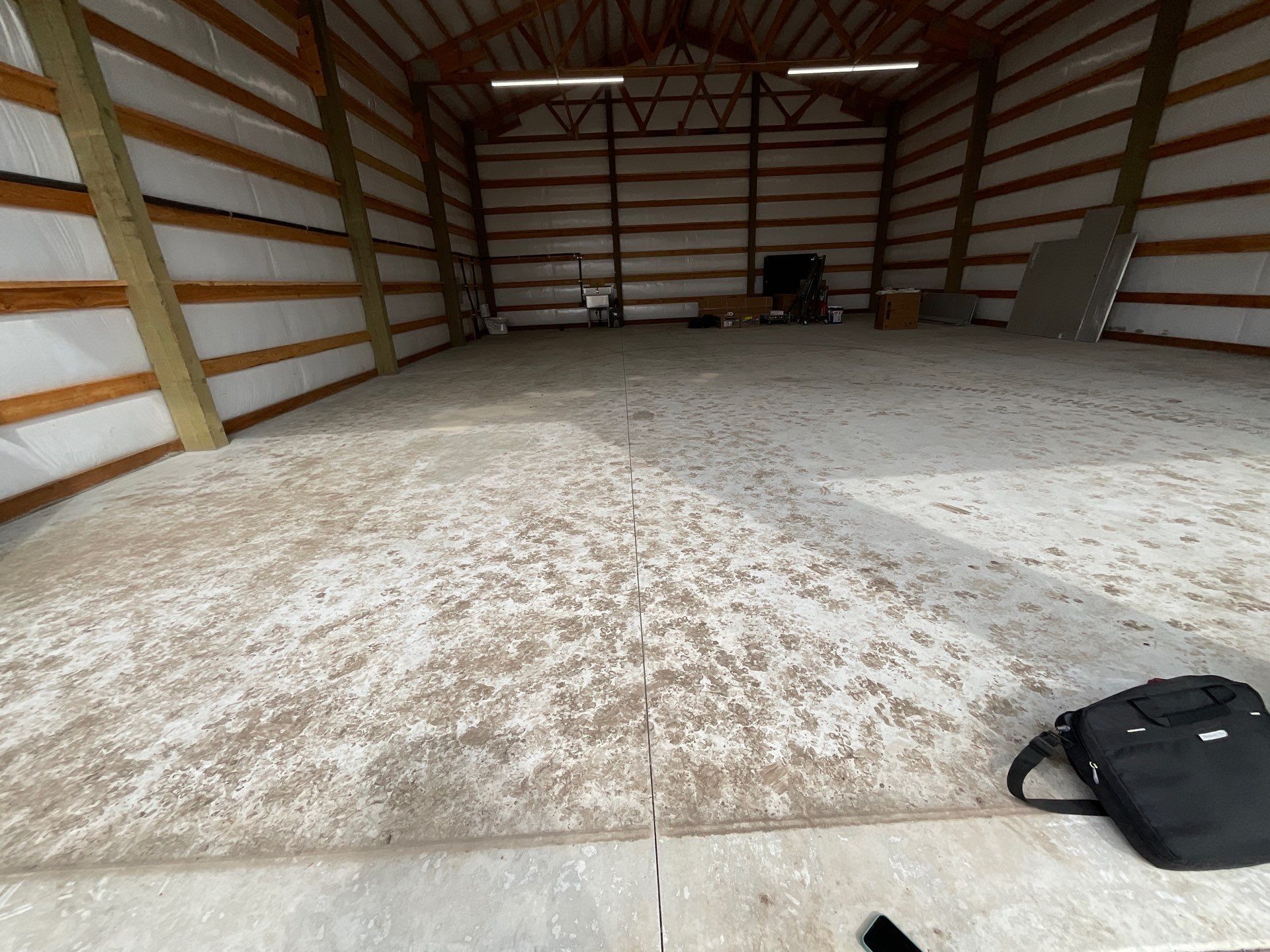 Shop Transformation using Travertine by Croc Coatings, LLC