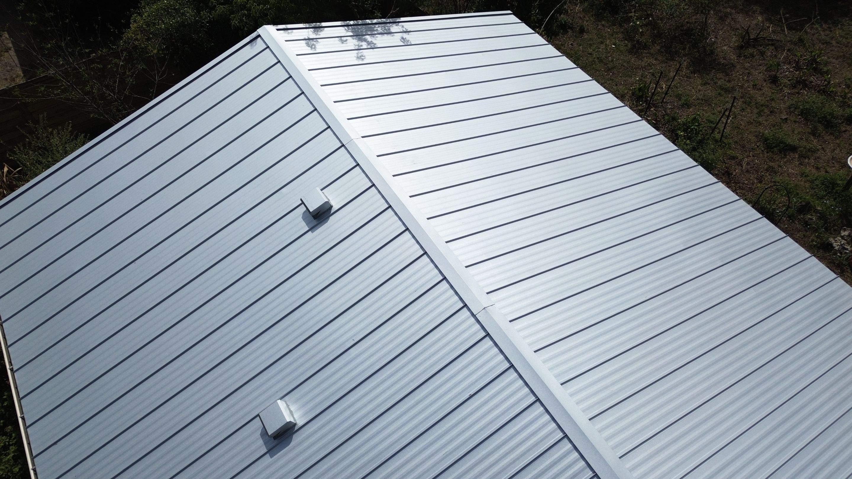 New mill finish metal roof in Gainesville, FL by Brehm Roofing