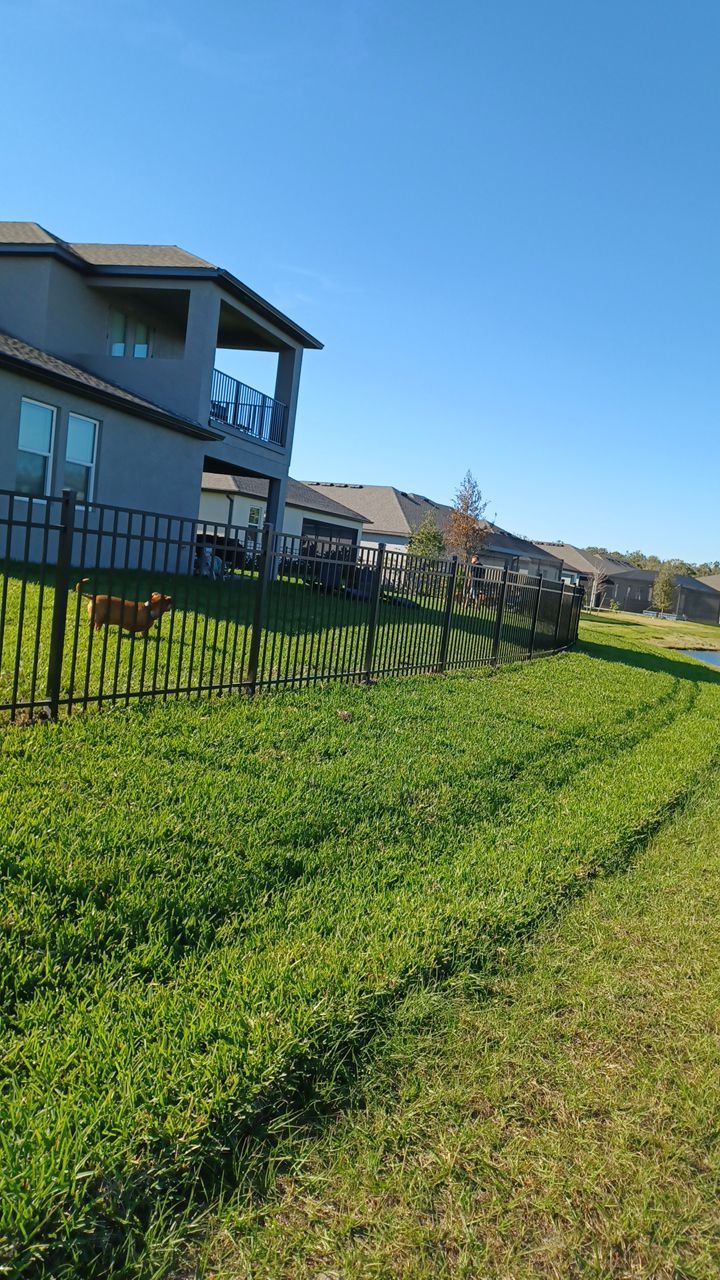 Parrish, FL 4 ft. Tall 3-Rail Black Aluminum  by Asap fence and gates, LLC