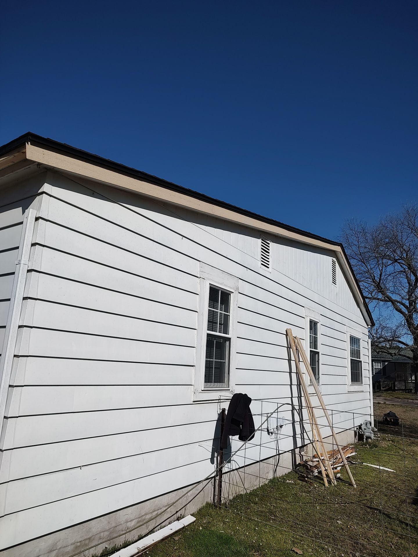Storm damage restoration project by In & Out Construction & Remodeling, LLC