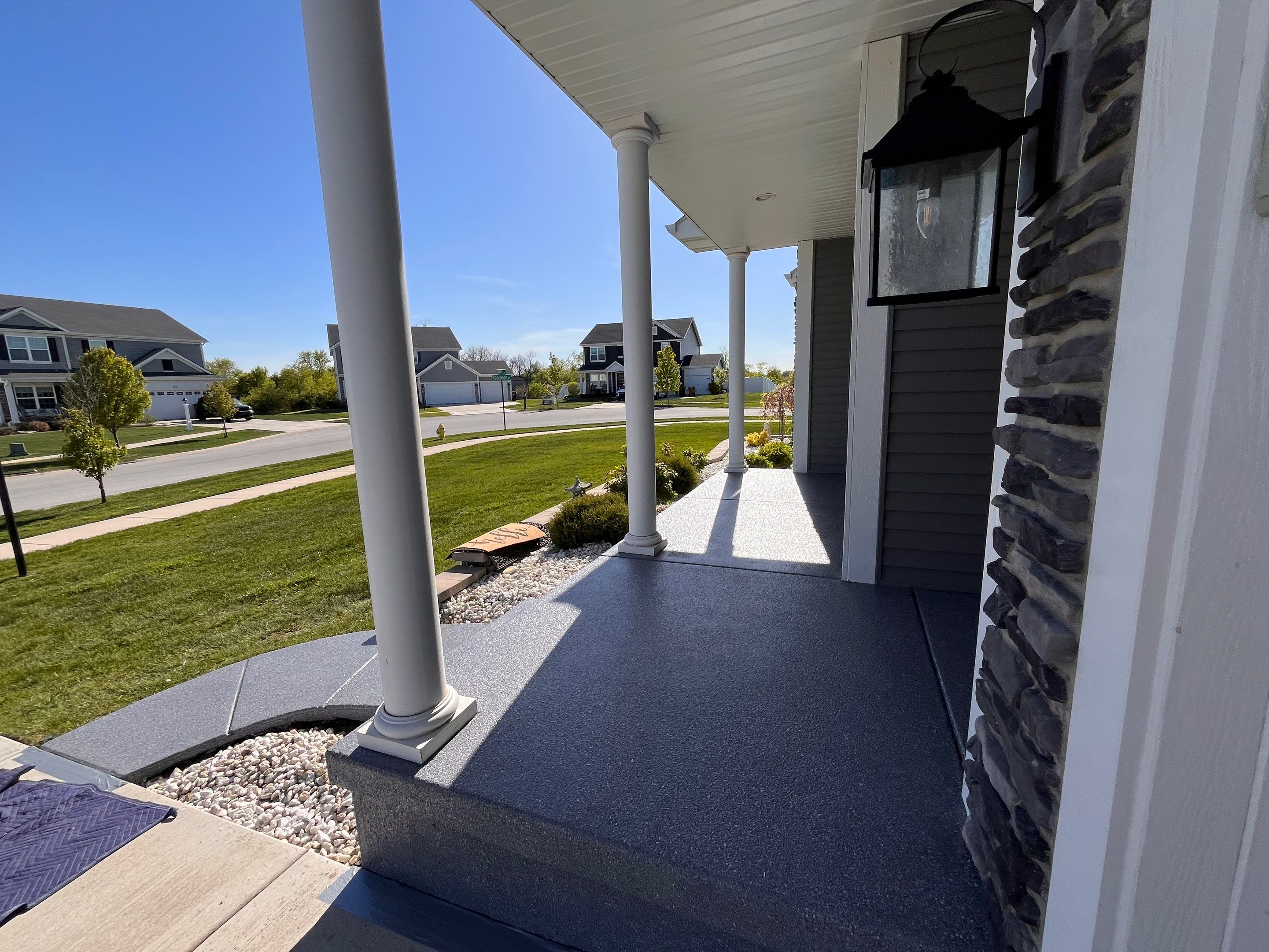 Basalt Outdoor Concrete Coating by Level 10 Coatings