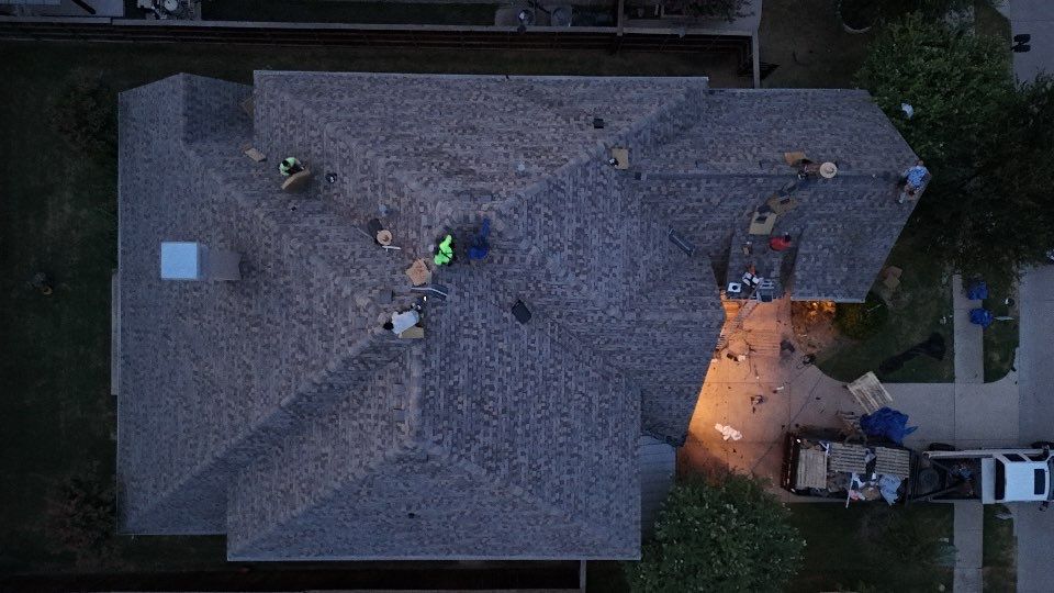 Residential Roofing Installation Using IKO Dynasty Shingles by Becker Roofing and Exteriors