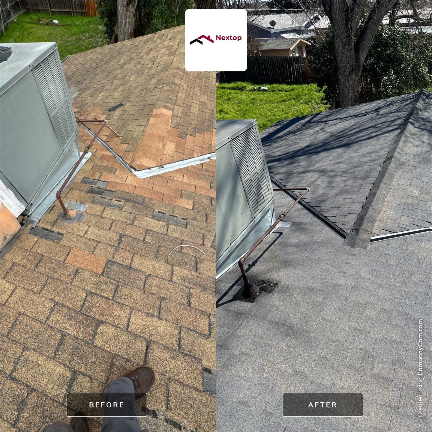 Residential Reroof using Pabco by Nextop Roofing