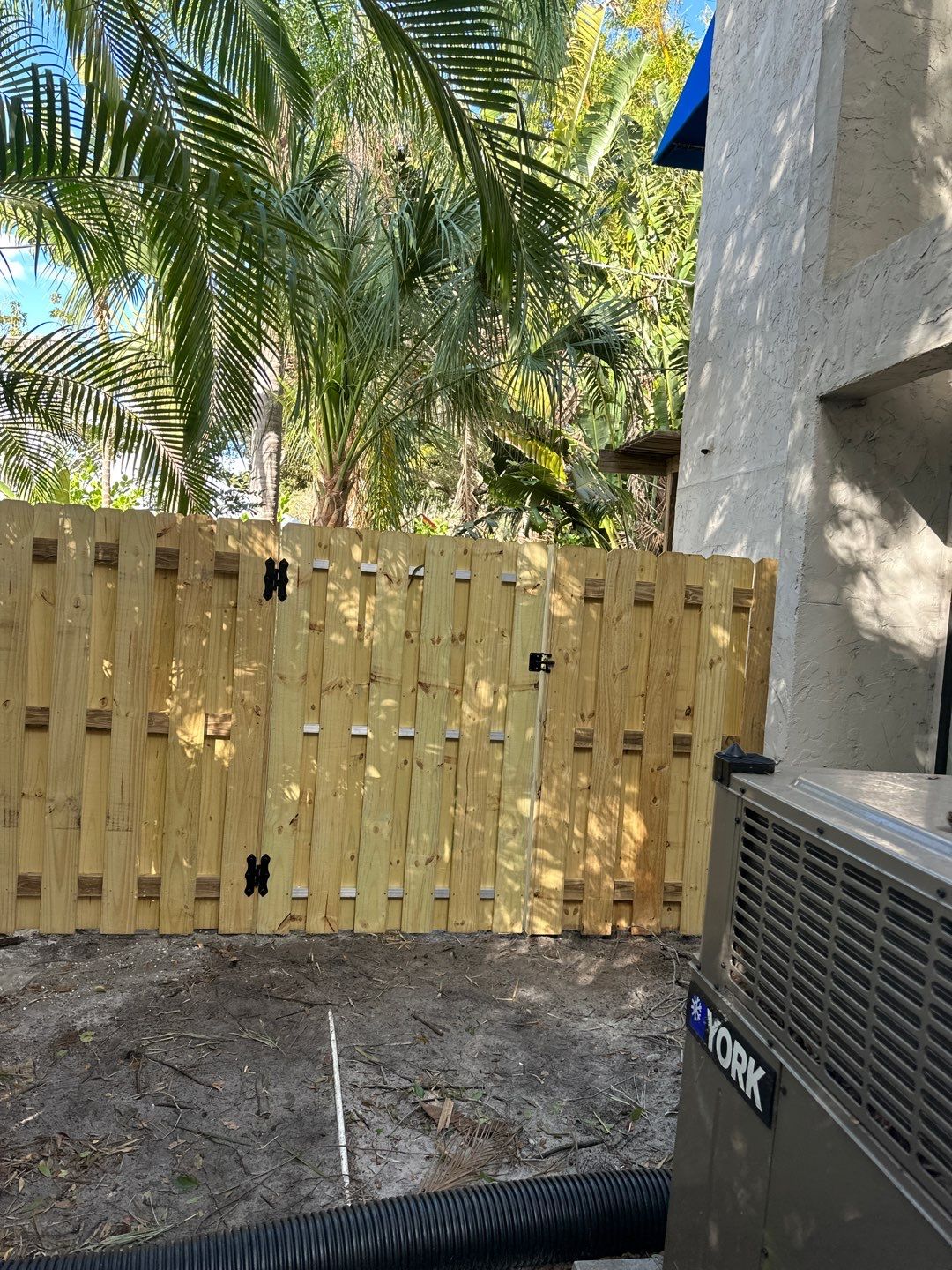 Wood Fence Installation using Wood Vertical Shadow Box by Asap fence and gates, LLC
