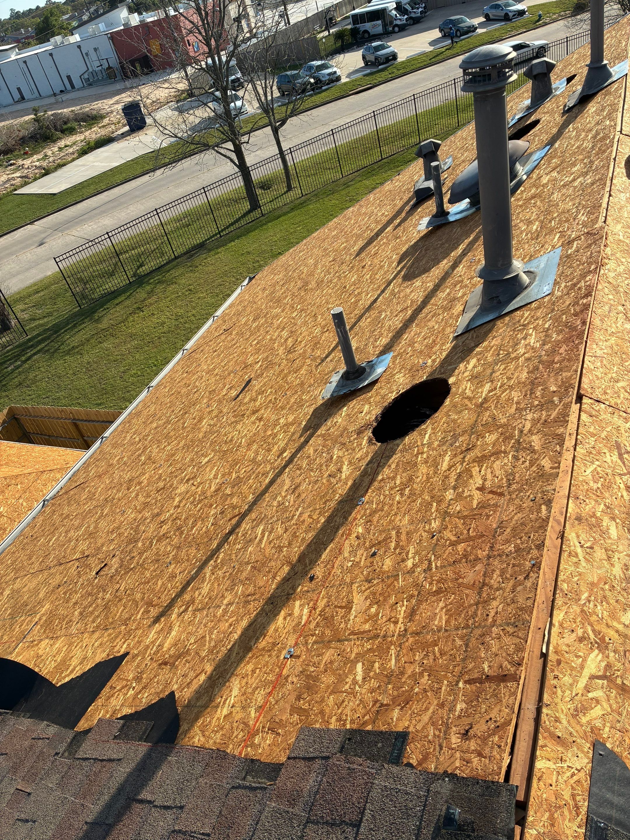 Townhome Reroof by Berry Good Roofing