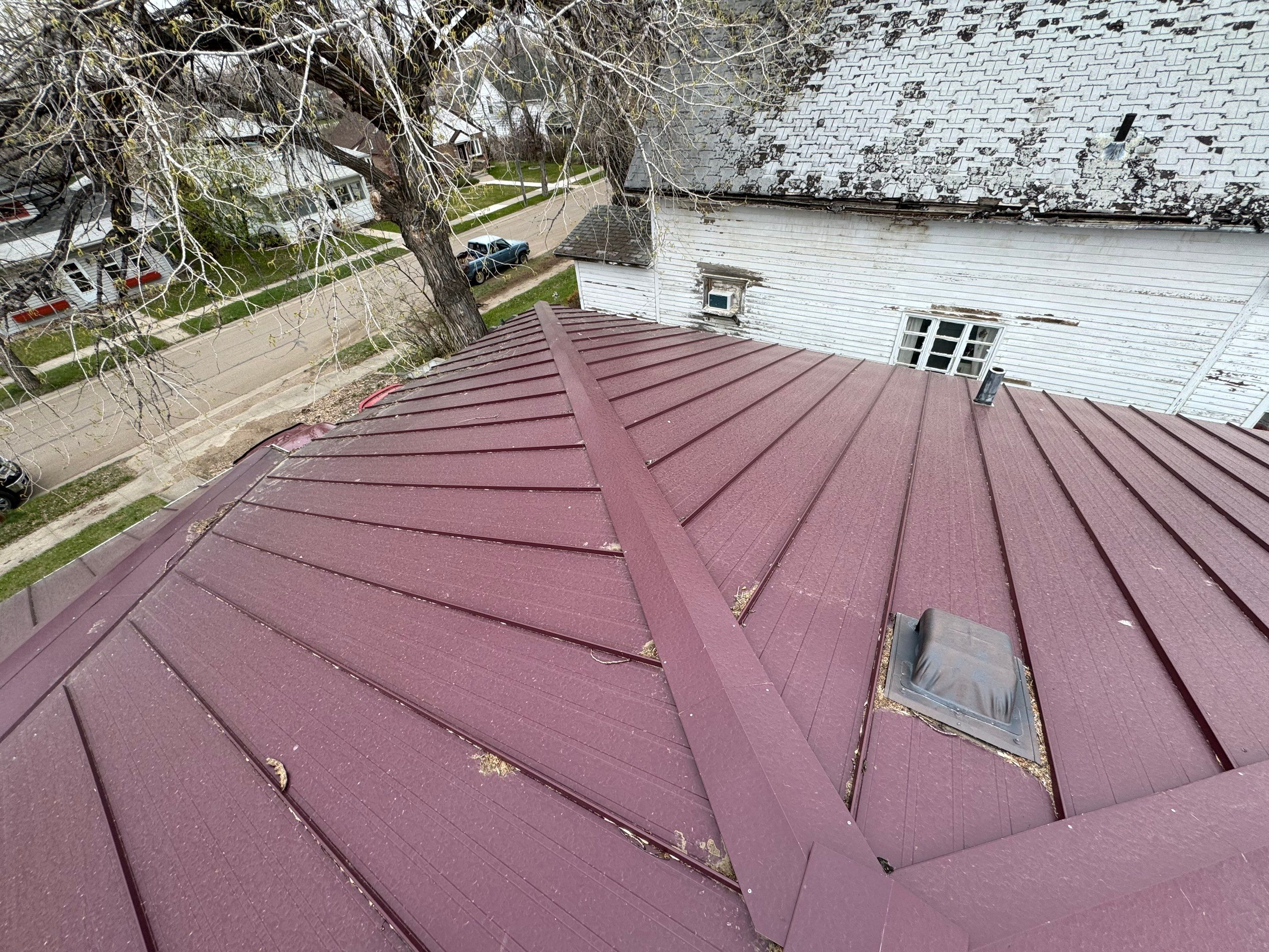 Residential Roof Project Using Metal Roof In Chinook, Montana by swagg construction
