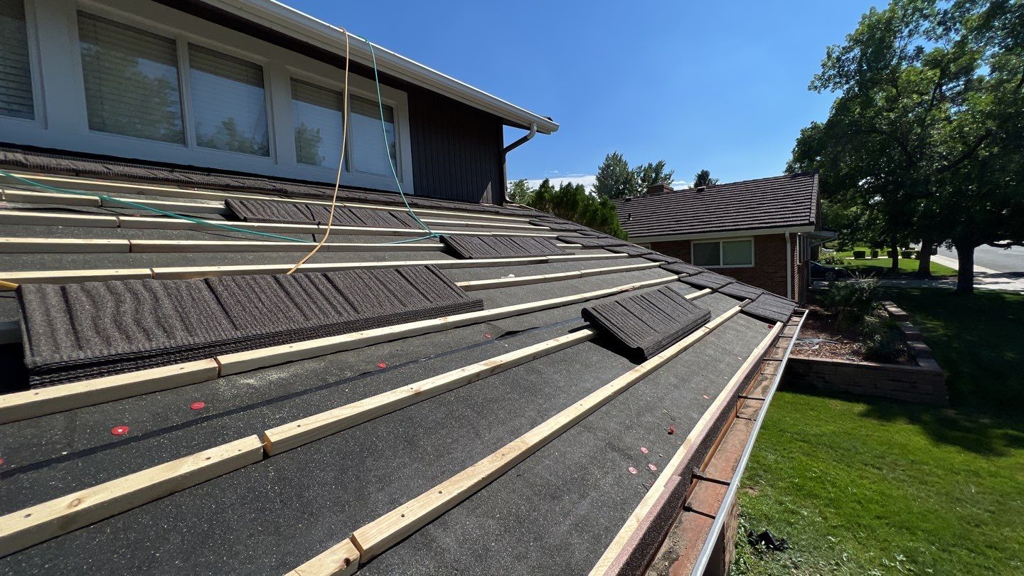 Residential Roofing Installation using Decra Shake - Weathered Timber by A to Z Roofing