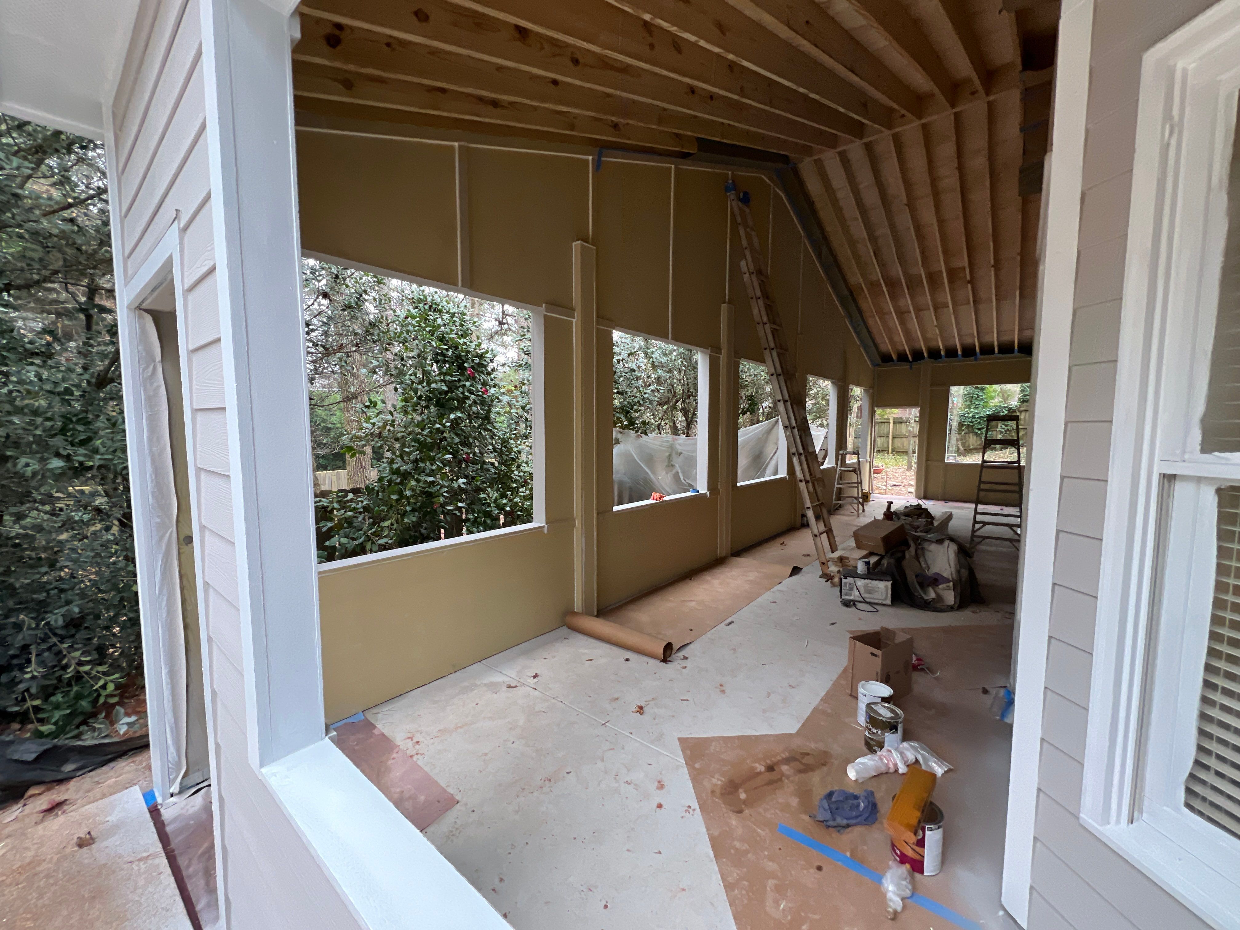 Covered Porch-Stefan  by Clark Brothers Roofing & Construction