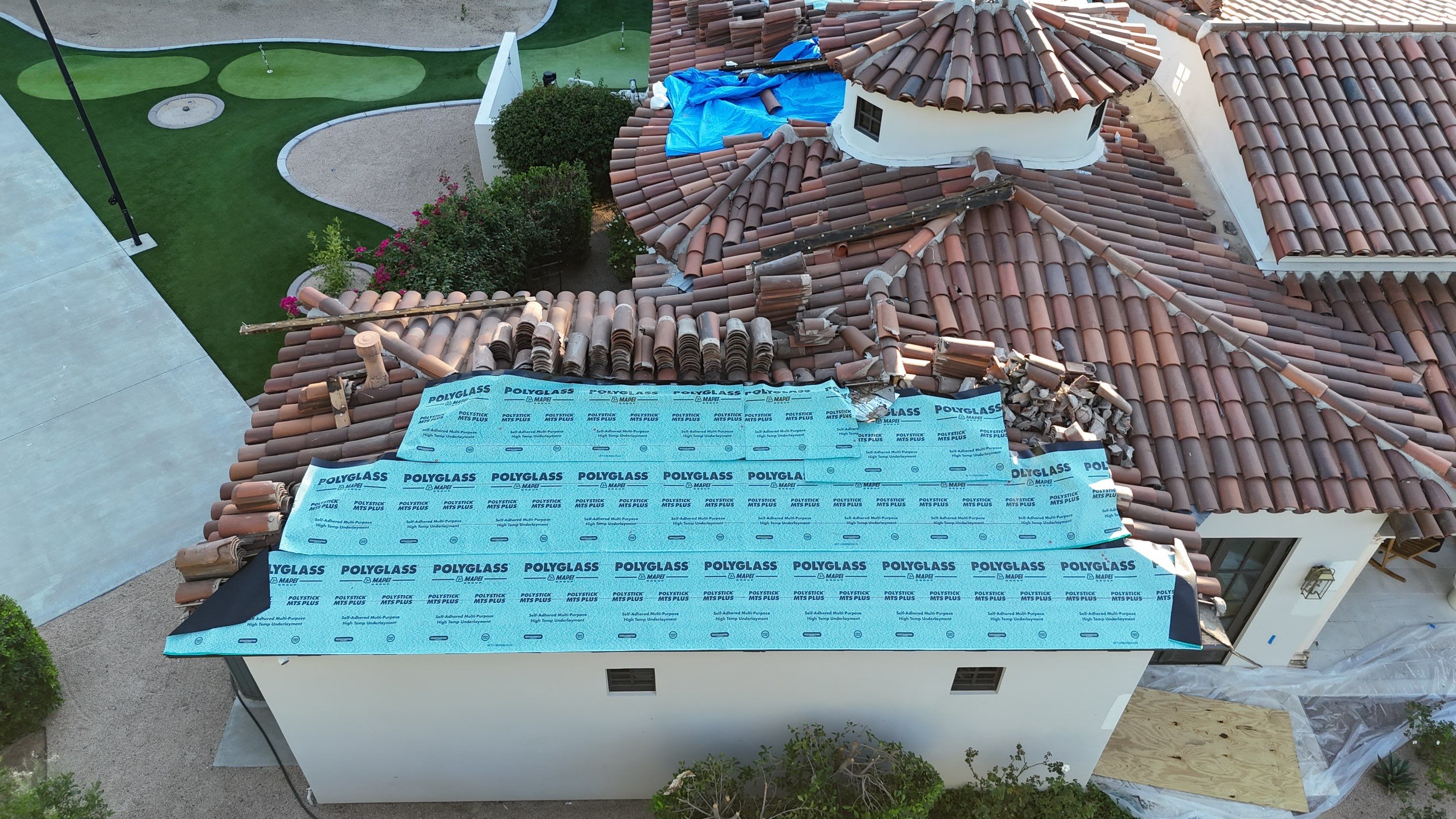 Project in Paradise Valley, AZ by Saint Roofing