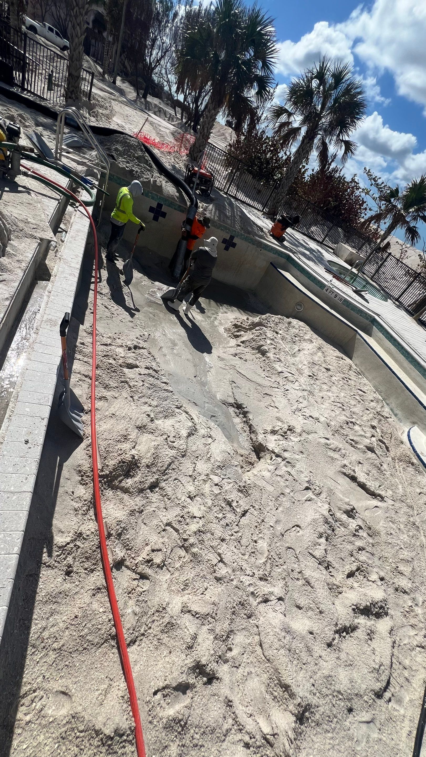 Beachside Community Club Pool Cleanout by Don Mar, Inc. Storm Water Solutions