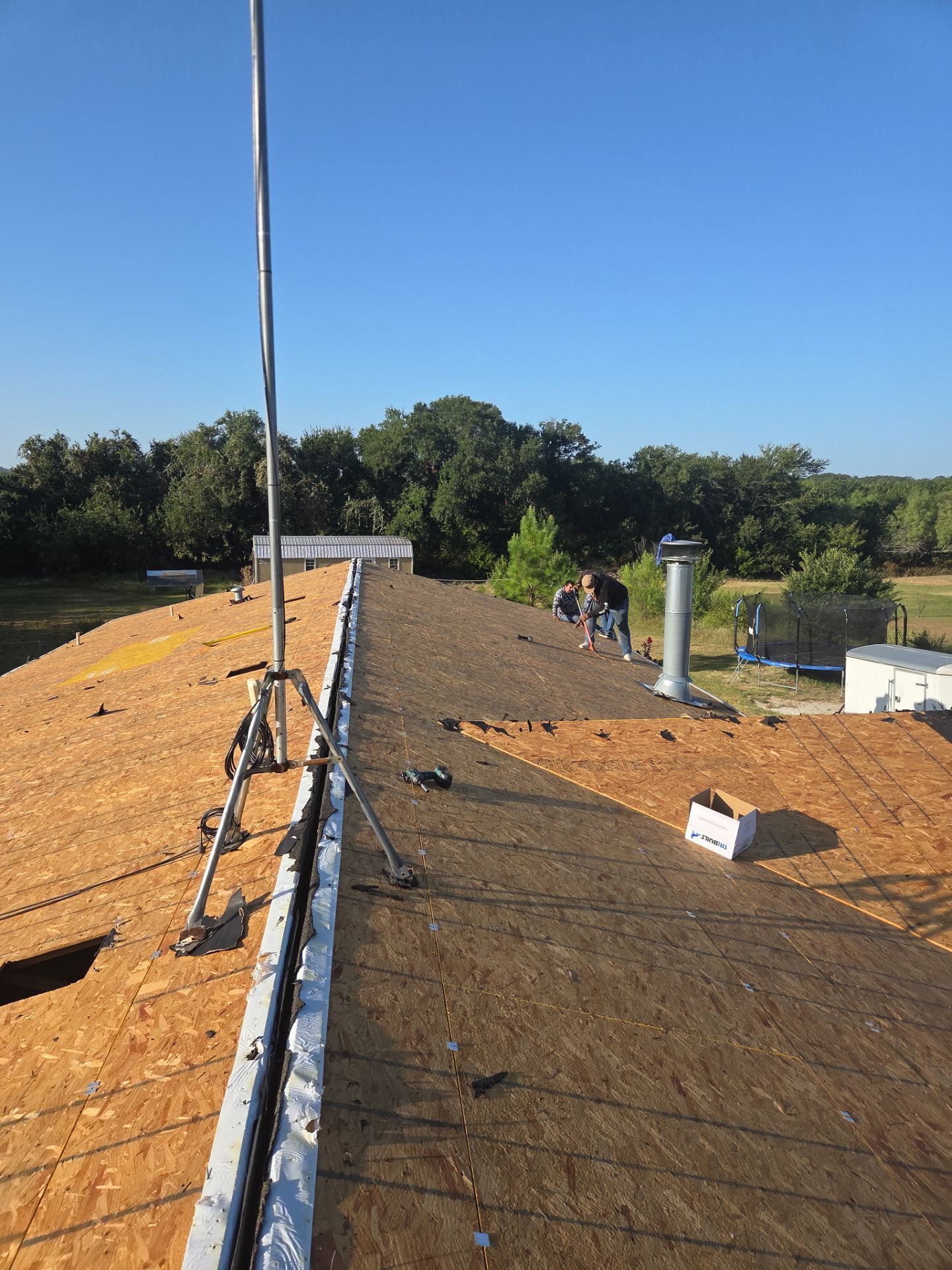 Project in Weatherford by Lonestar Roofing and Restoration LLC.