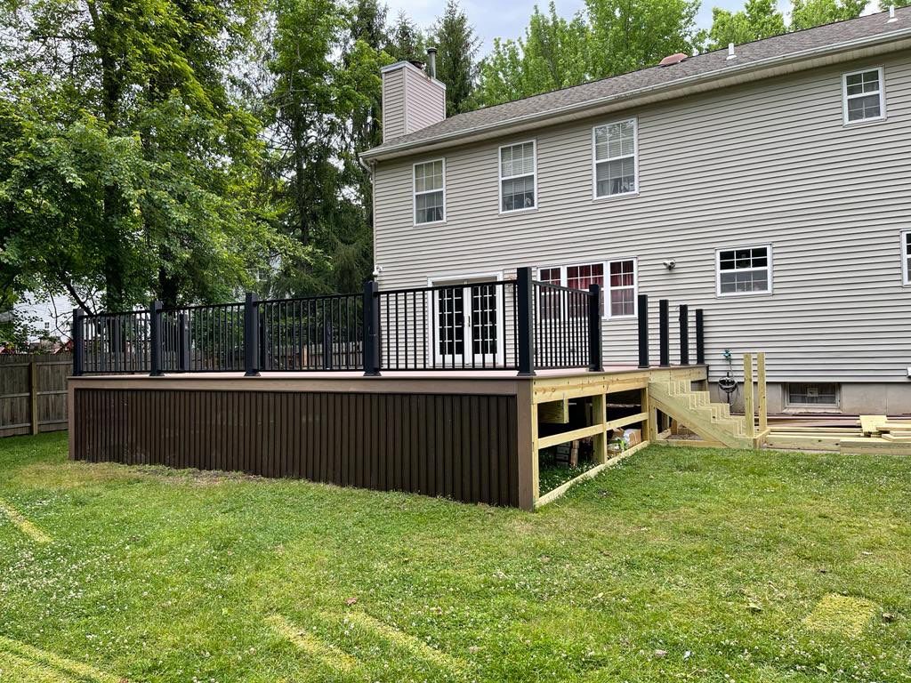 New Deck in Robinsville by deck guardian