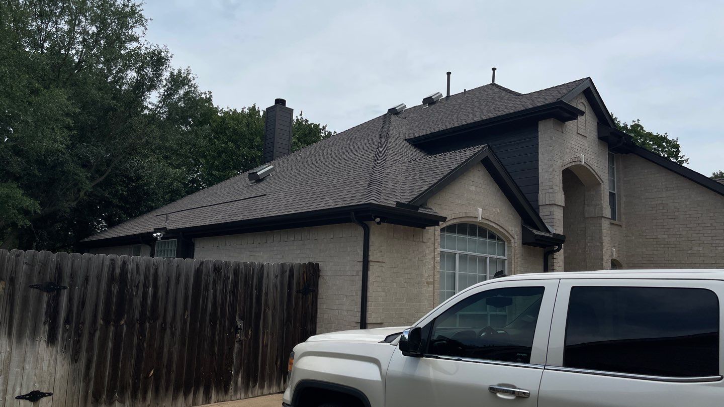 Full Exterior Remodel (Roofing, painting, Gutters) & Interior Damage Repair & Painting by First United Roofing & Construction
