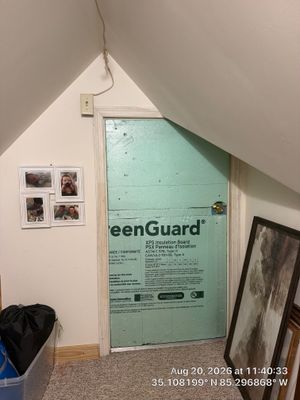 Attic Insulation Board and Window AC Unit Installation in Chattanooga