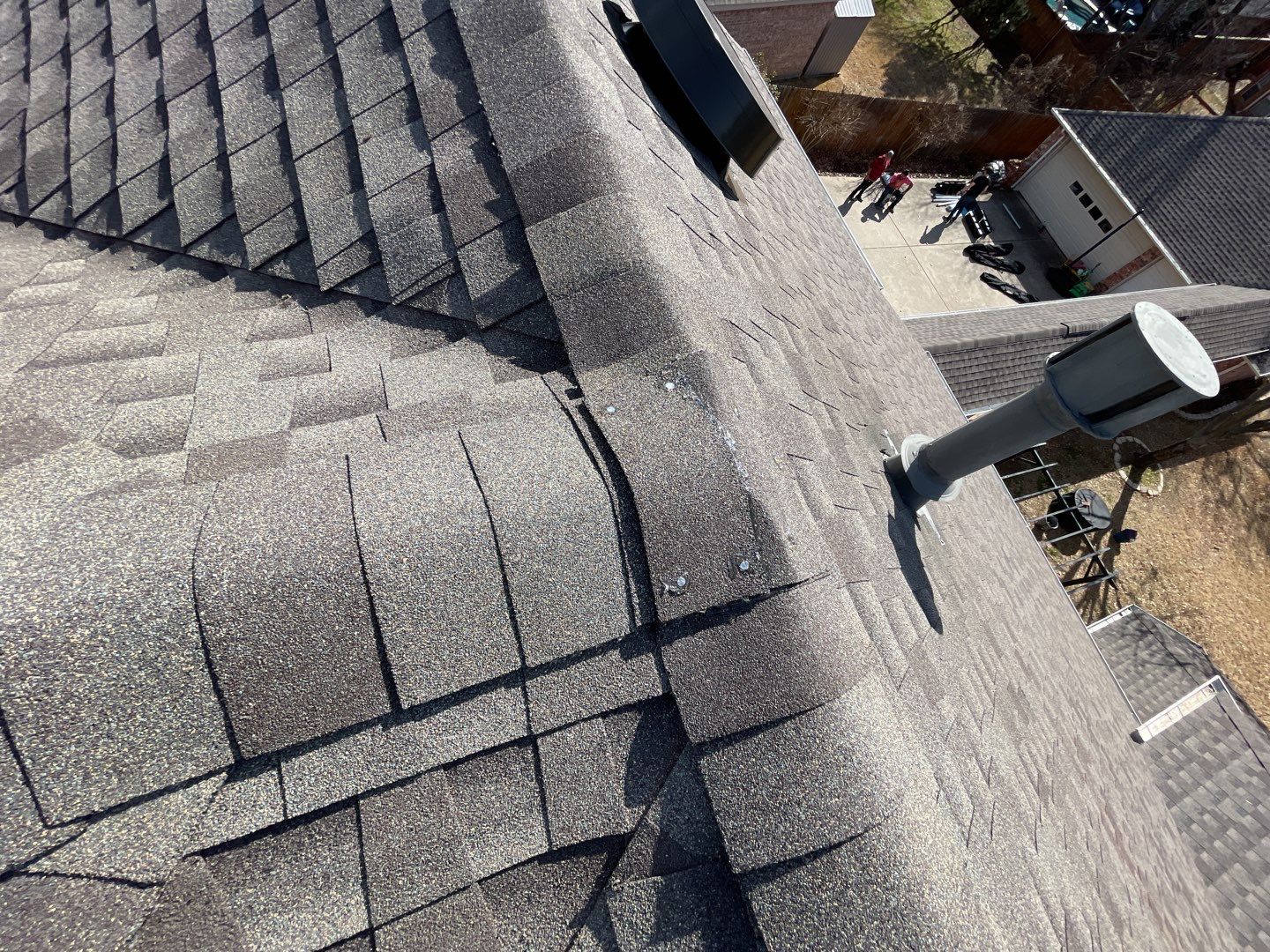Major storm damage required full roof replacement along with other exterior repairs by First United Roofing & Construction