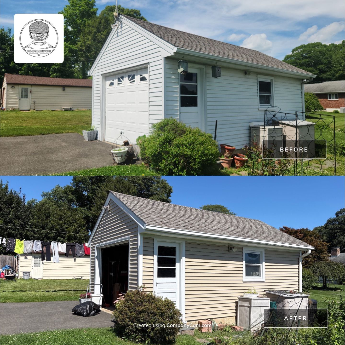 Siding Refreshment Using Cert. D/4 Clapboard in Savannah Wicker by DiGiorgi Roofing and Siding Inc