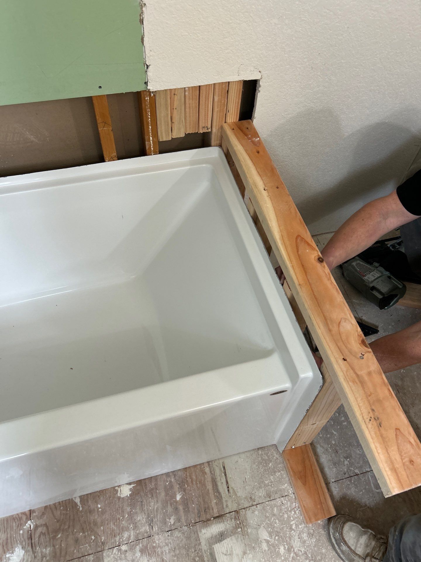 Bathroom Remodel with Double Vanity and Quartz Counters in Vacaville by H4H Remodeling and Repairs Inc.