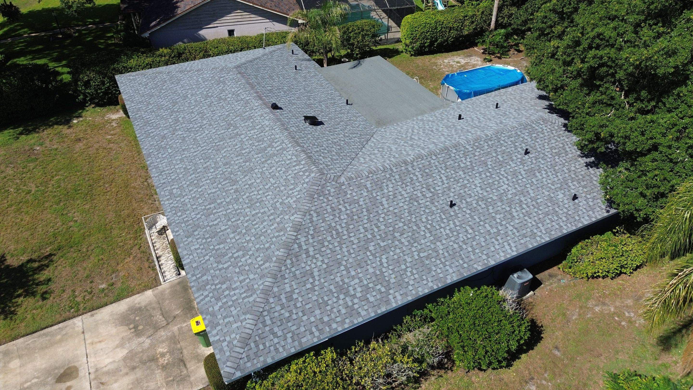 Residential Reroof in Orlando FL by Gold Key Roofing