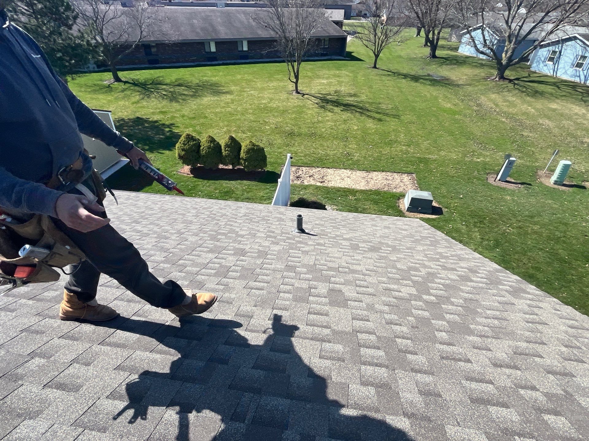 Residential Roofing Installation using CertainTeed Landmark Weathered Wood by Nitro Roofing and Construction
