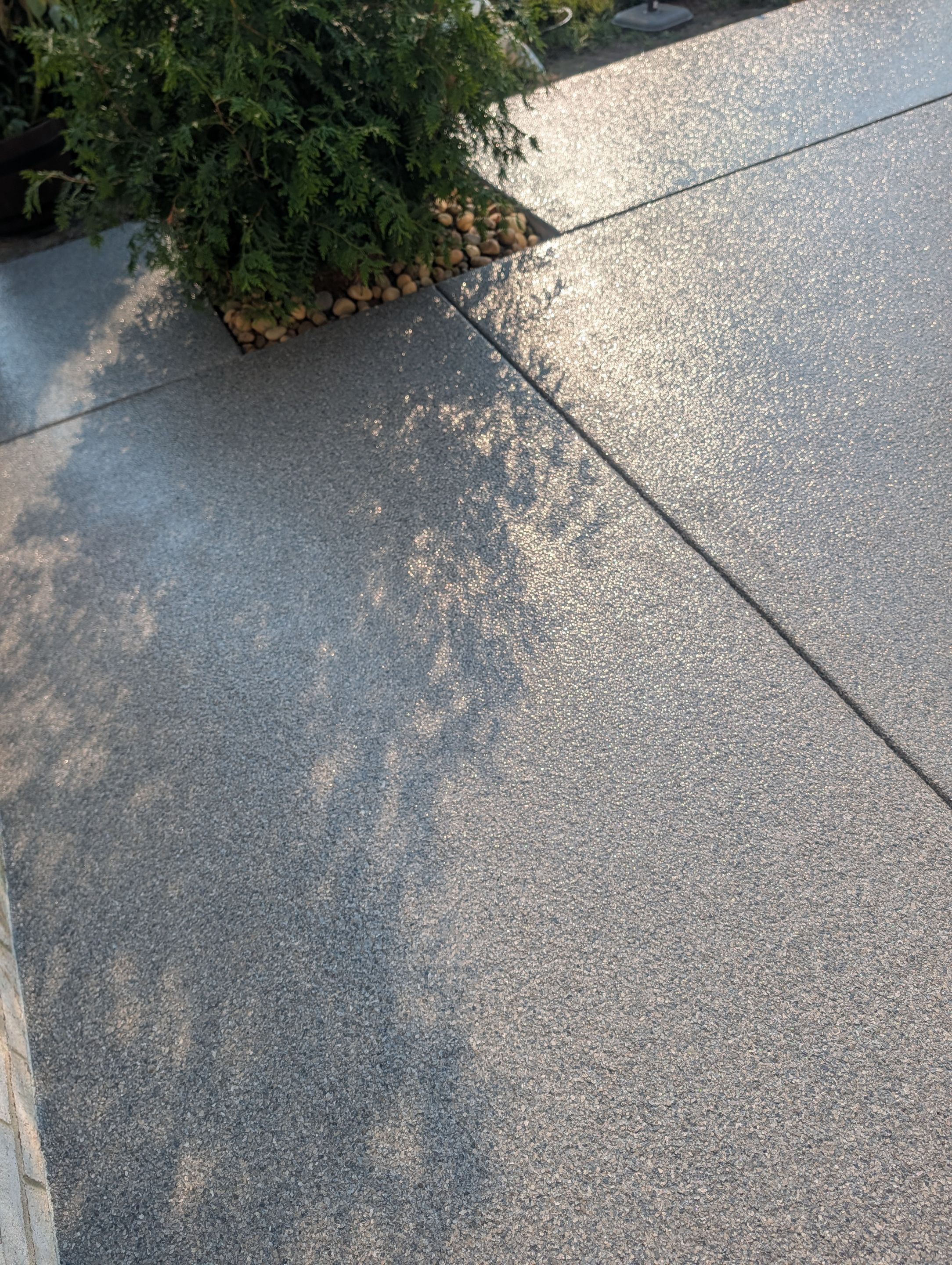 Patio Floor Coating using Dolerite by My Garage Floor Guys