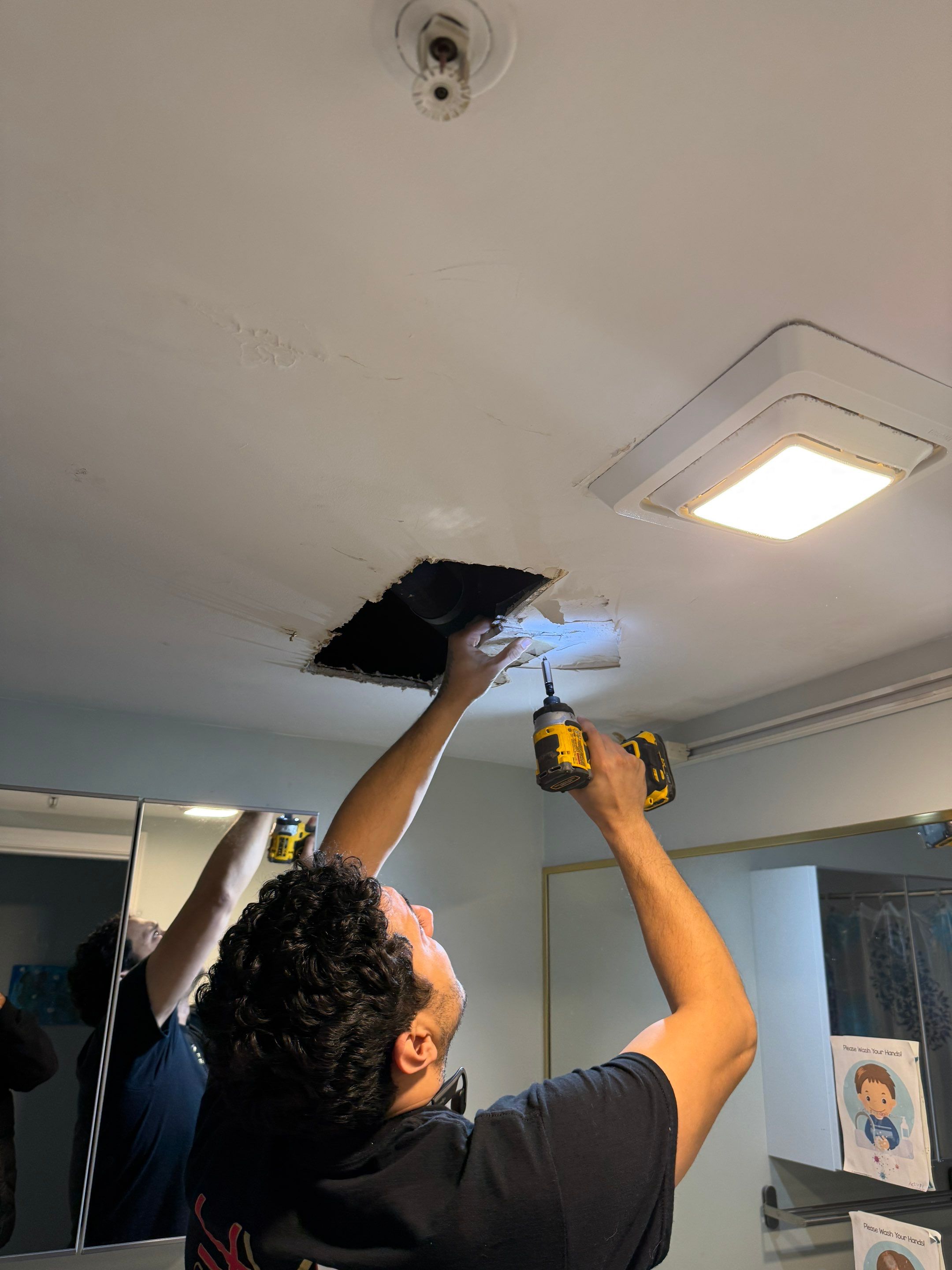 Richmond Ceiling Leak Repair & Seamless Drywall Finishing by YVR Construction Group