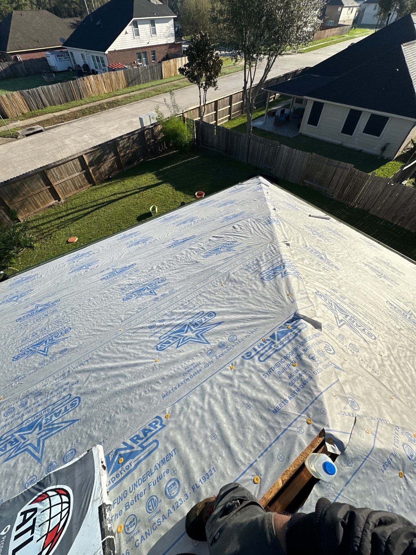 Project in Houston by Motion Roofing