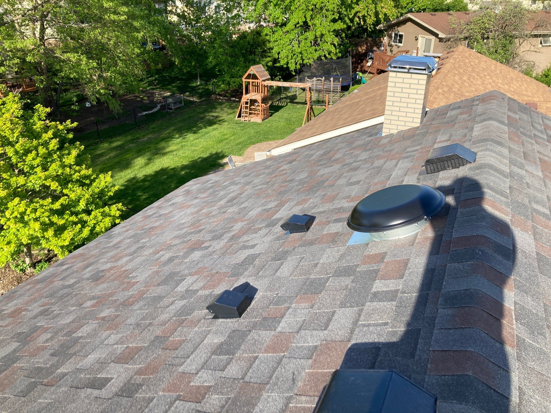 Residential Roofing Installation with Vista shingles in Wheaton by Pro Home Services Inc