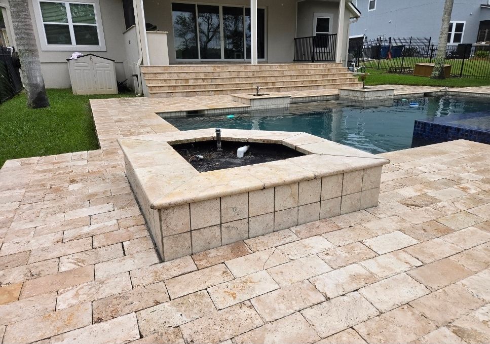 Pool Deck using TopSeal by DuraSeal