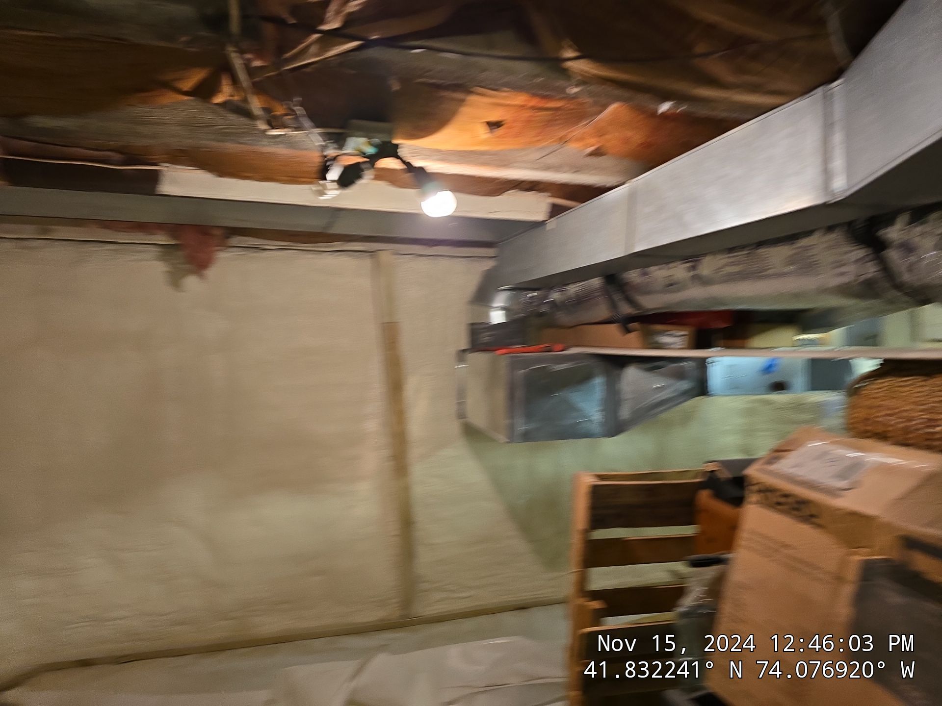 Basement Exterior Walls using Closed Cell Spray Foam by NYS Foam & Energy