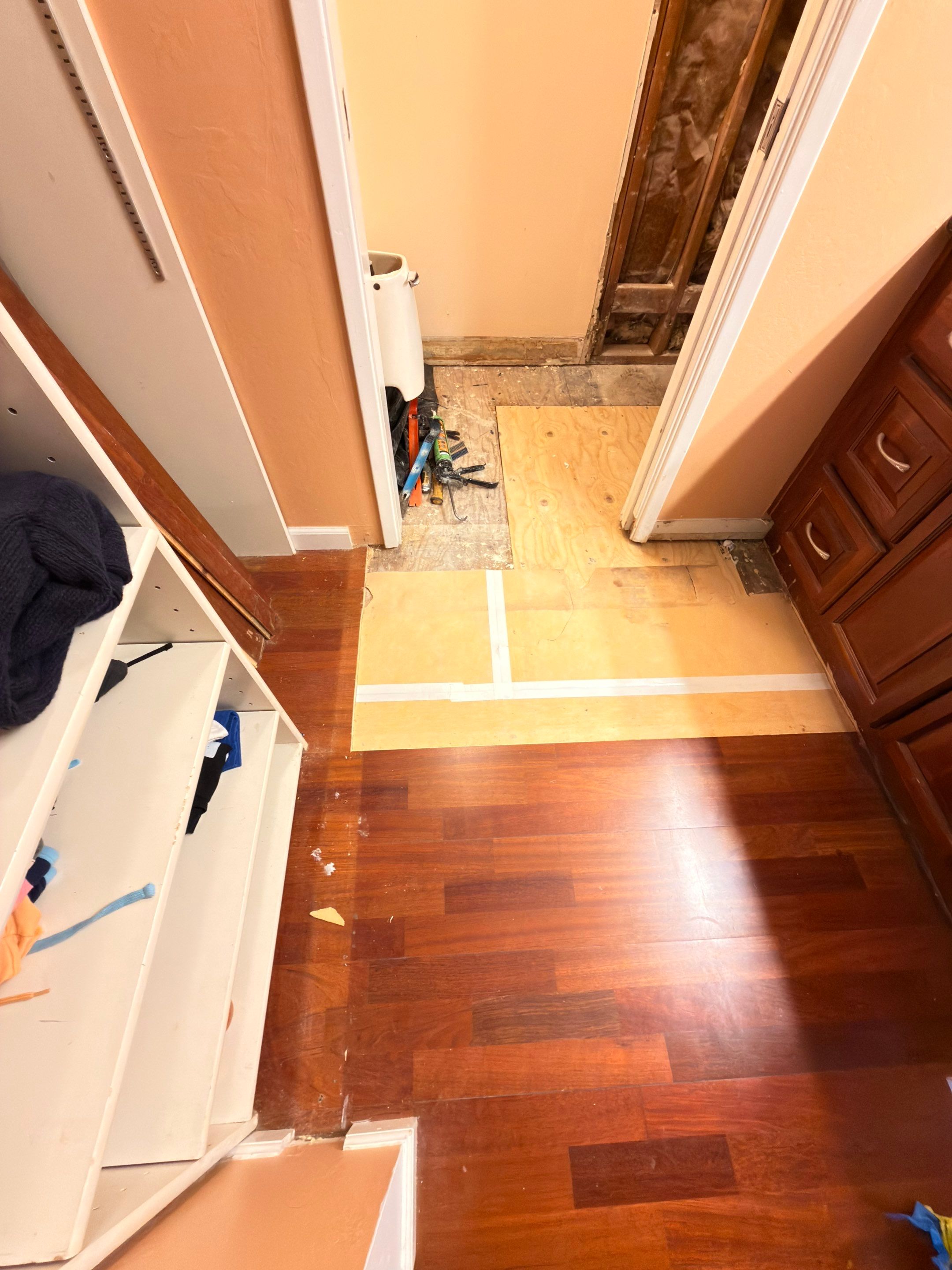 Shower Remodel due to Water Intrusion by Anza Builders, Inc. 