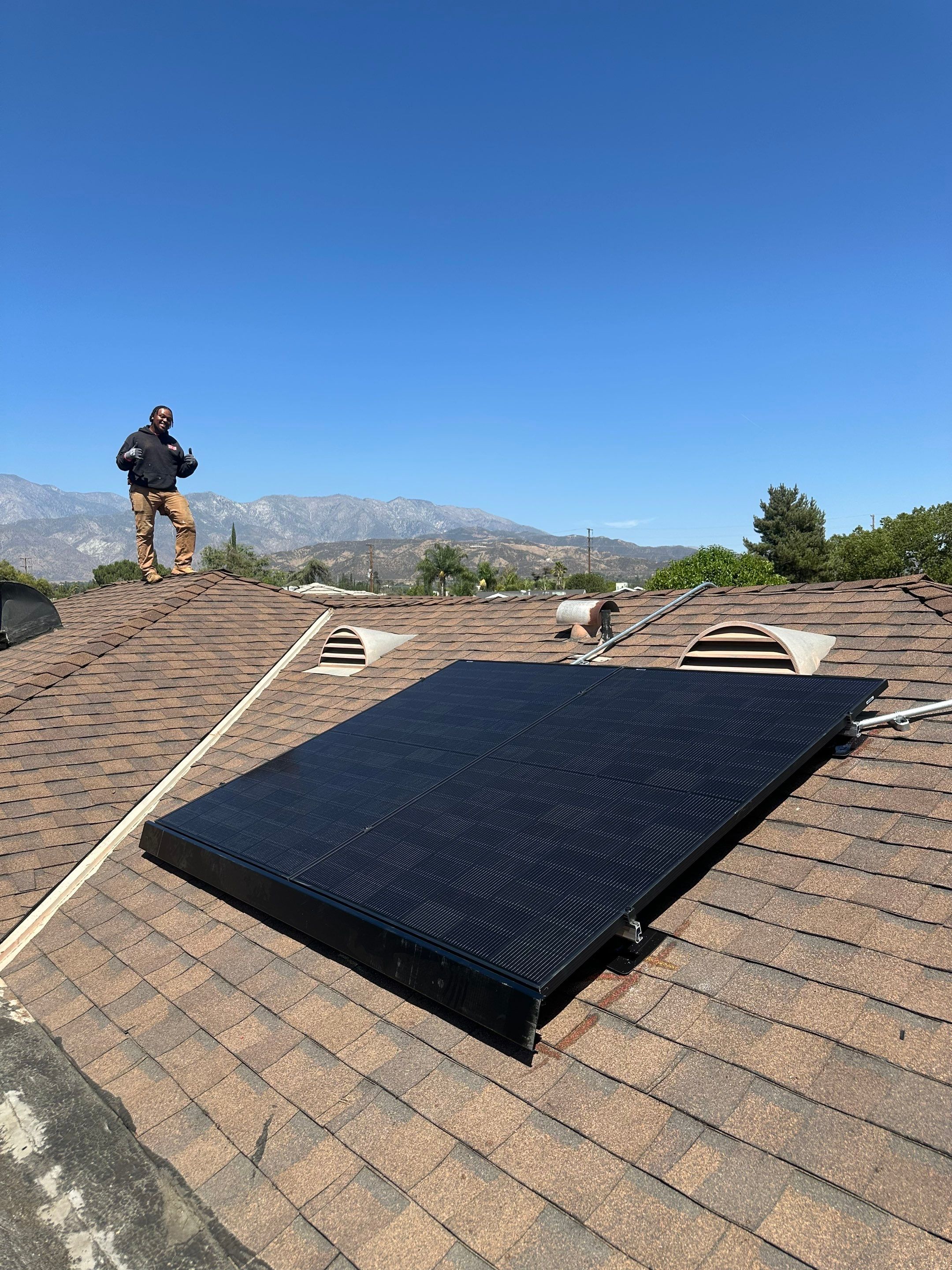 Residential Solar Installation and Enphase Battery Storage in Yucaipa by VIBE SOLAR