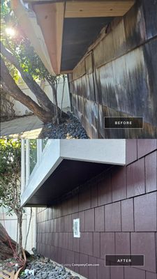 Pre-finish shingles