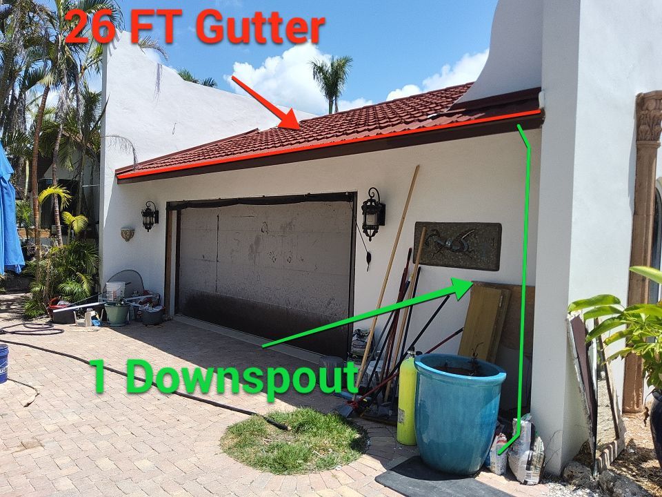 Full Gutter System Installation in Sanibel FL by Gutter Professor by Gutter Professors