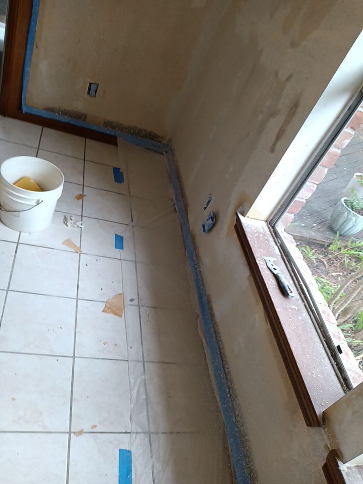 Interior and exterior painting project by Roof Concepts Construction