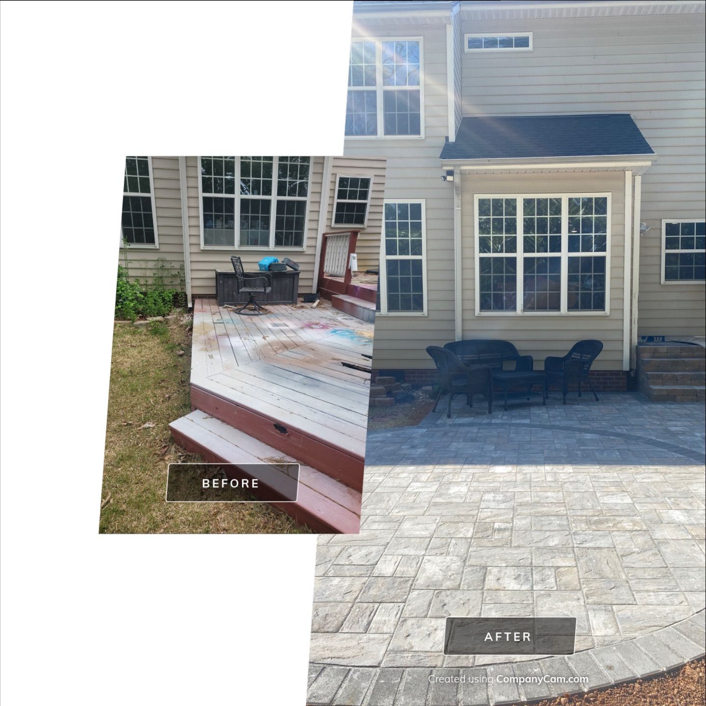 From Rotted to Remarkable: A Stunning Holly Springs Patio Transformation by Elite Remodeling and Design LLC