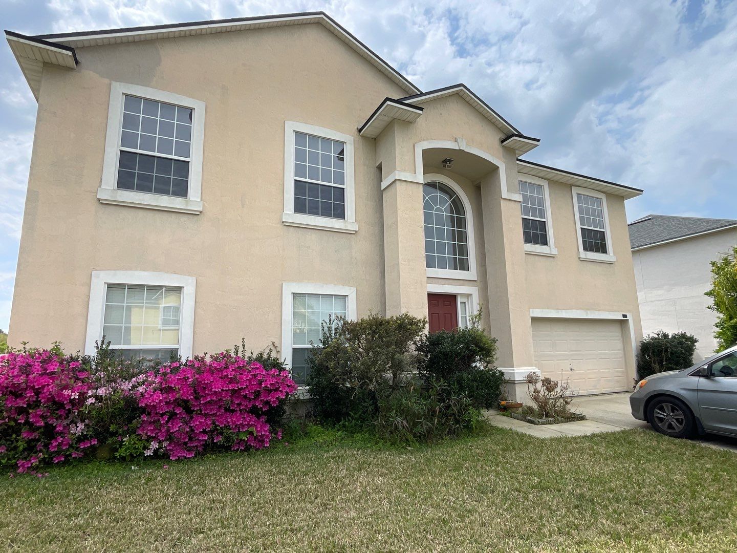 Exterior Stucco Repair, Delamination & House Painting in Jacksonville, FL by A New Leaf Painting, LLC