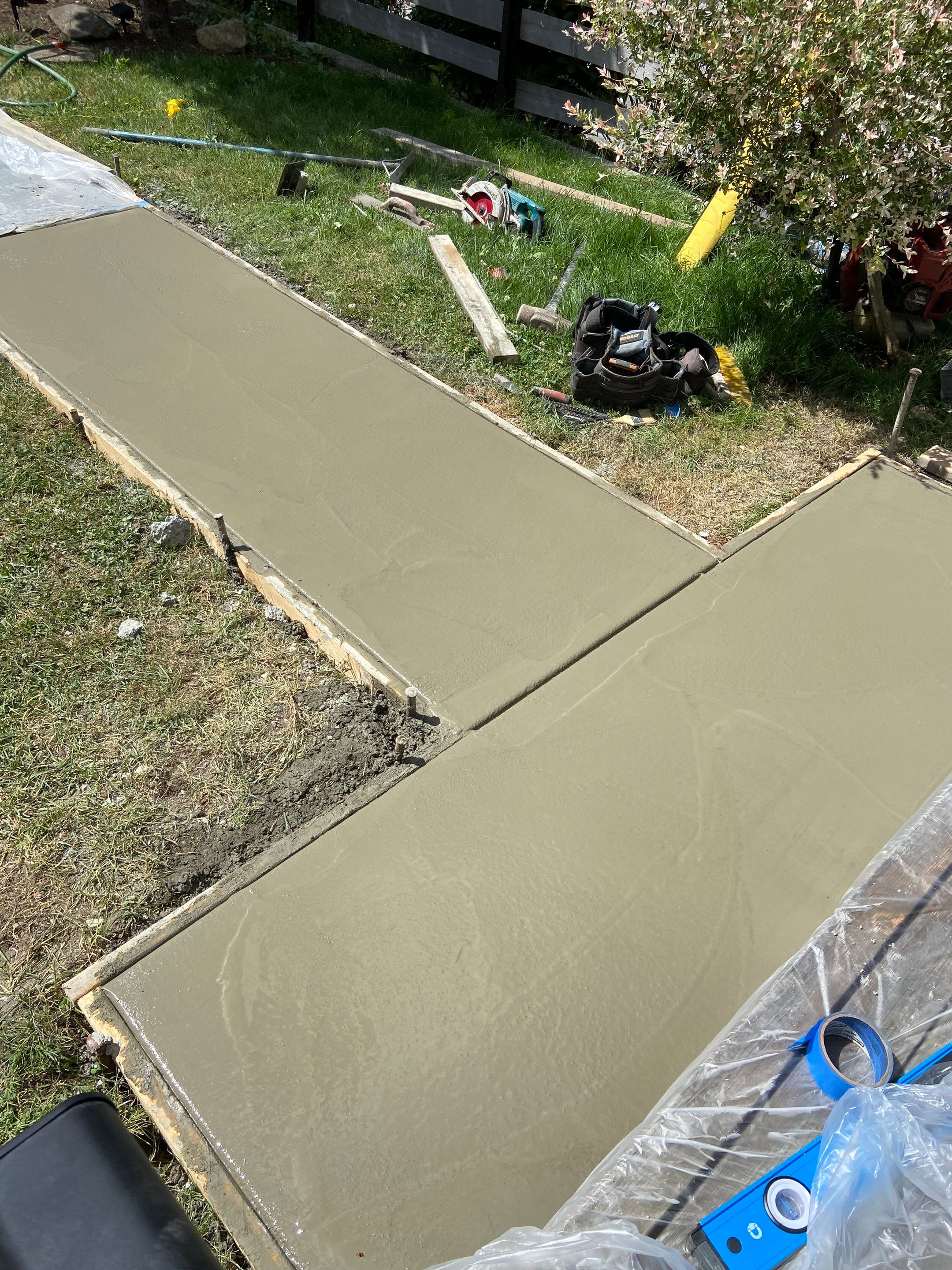 Nathan | Concrete Driveway & Walkway by Jireh Asphalt & Concrete Inc 