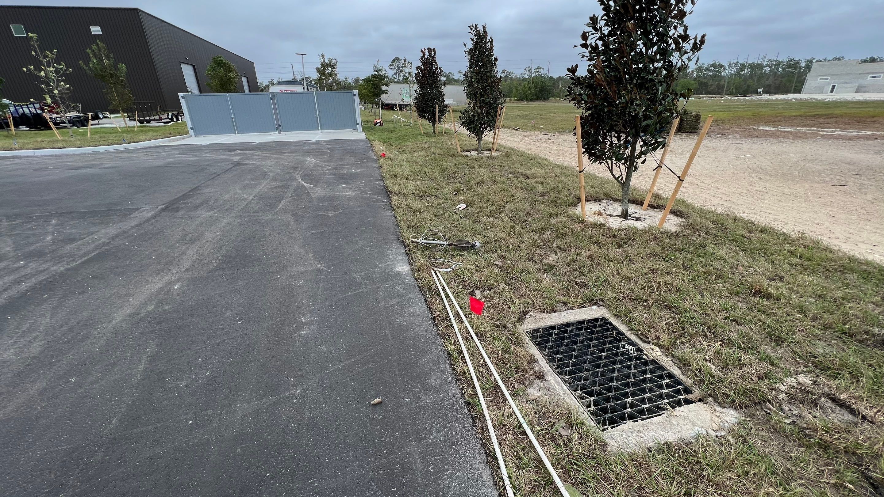 New Construction Storm Drain System Cleaning by APS Power & Water